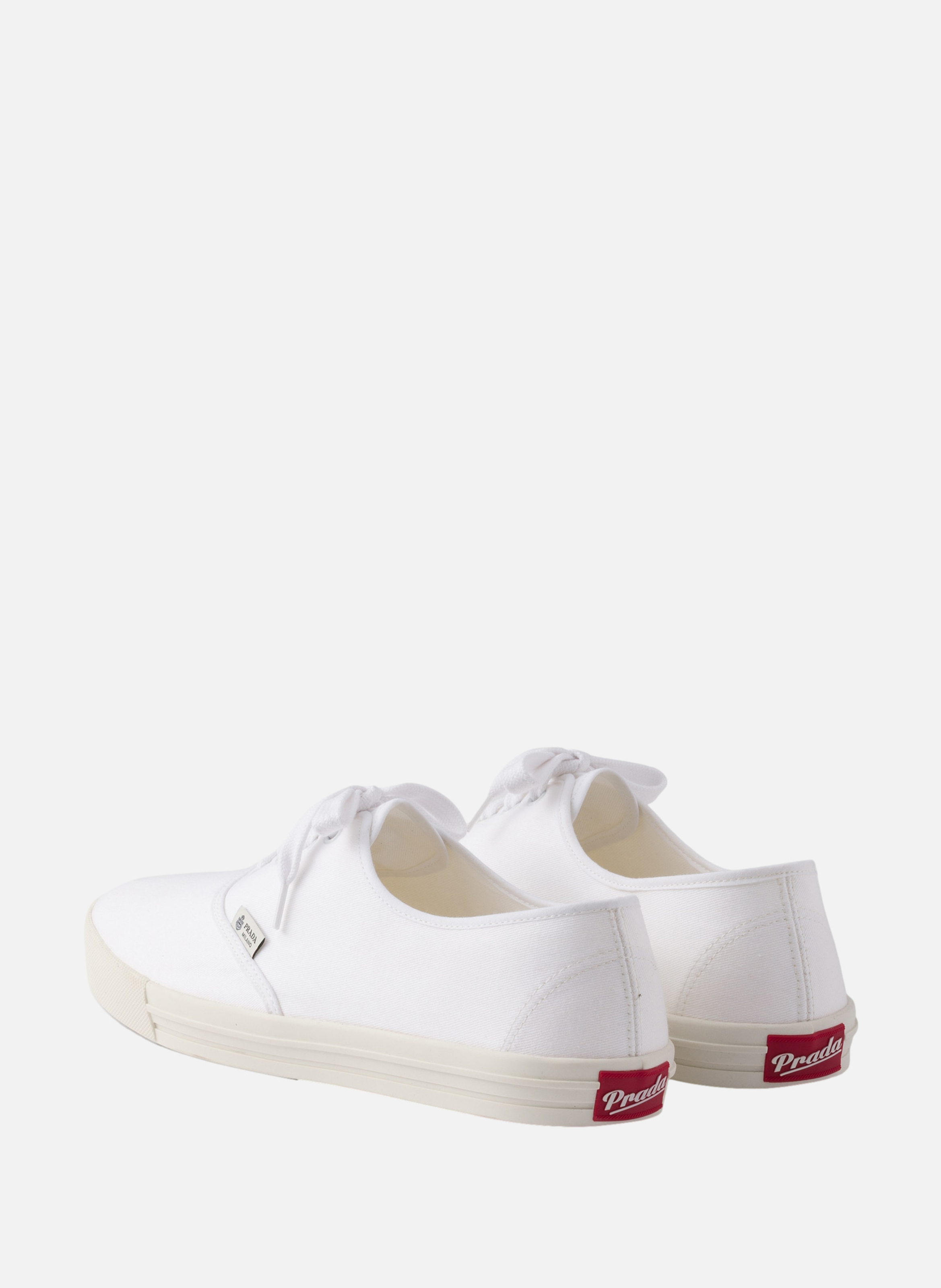 Baskets en tissu PRADA Blanc