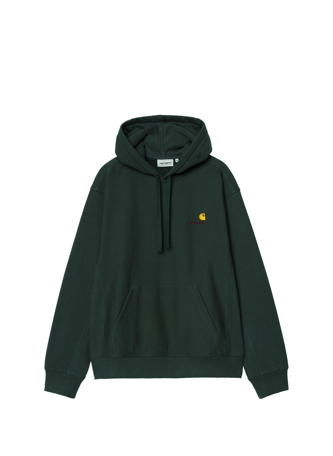 Hoodie brodé en coton  CARHARTT WIP Vert