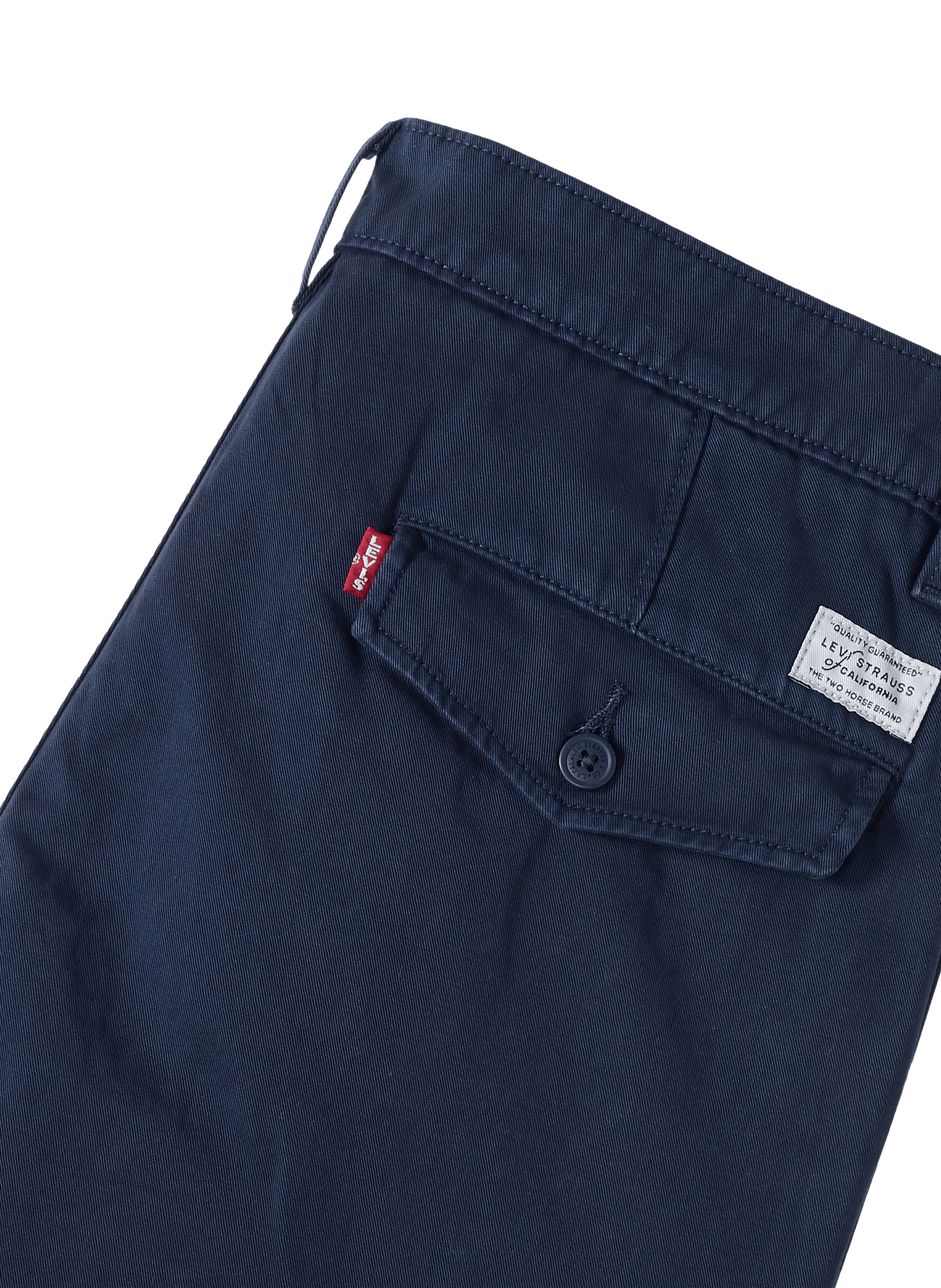 Cotton and linen chino trousers LEVI'S Blue
