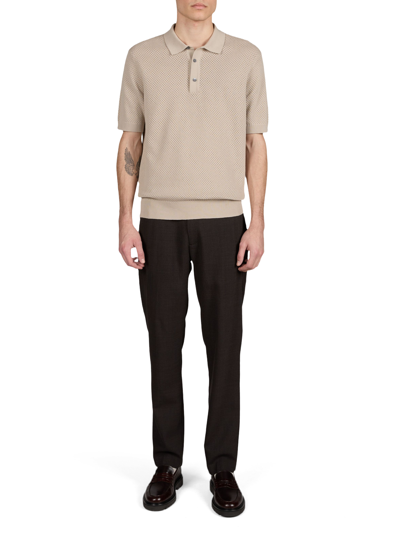 Cotton polo shirt SUNSPEL Beige