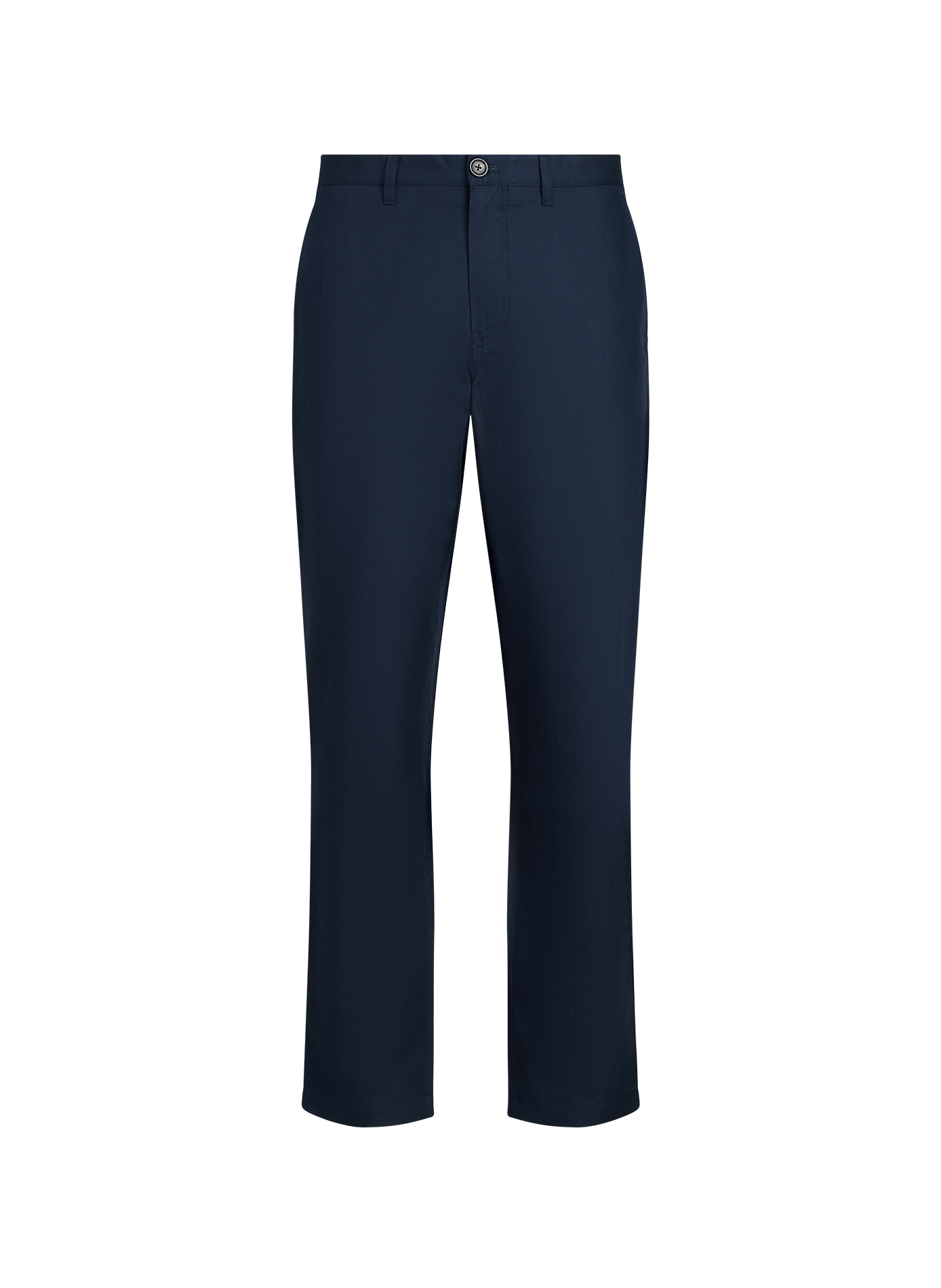 Tapered fit cotton and linen trousers PAUL SMITH Blue