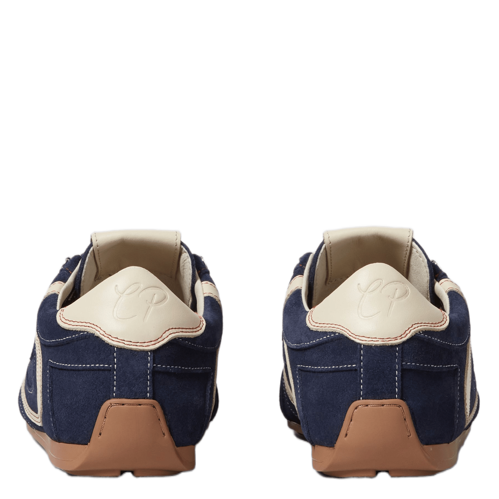 Baskets basses en cuir velours CLAUDIE PIERLOT Bleu