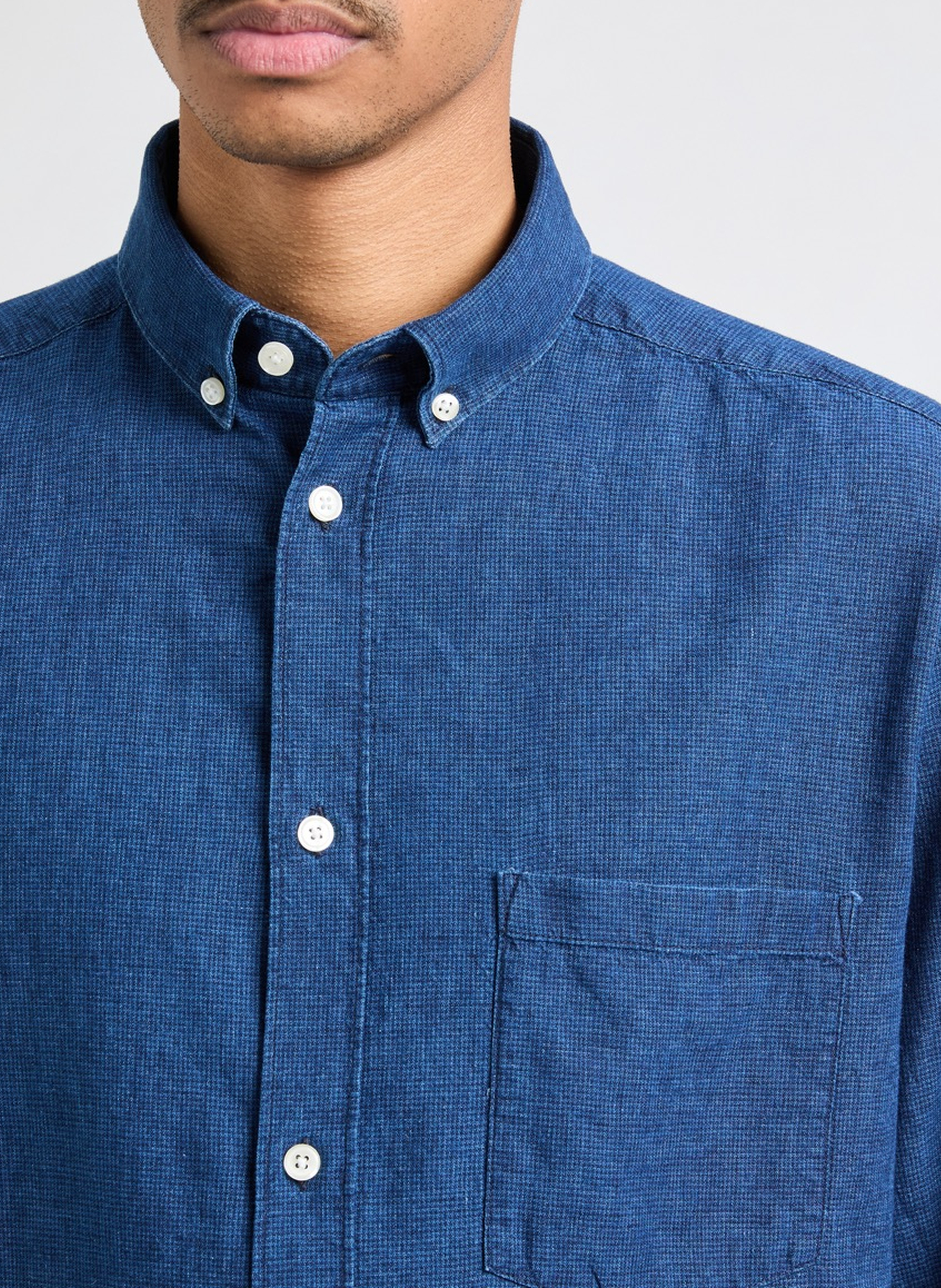 Chemise aspect jean Fambray AU PRINTEMPS PARIS Bleu