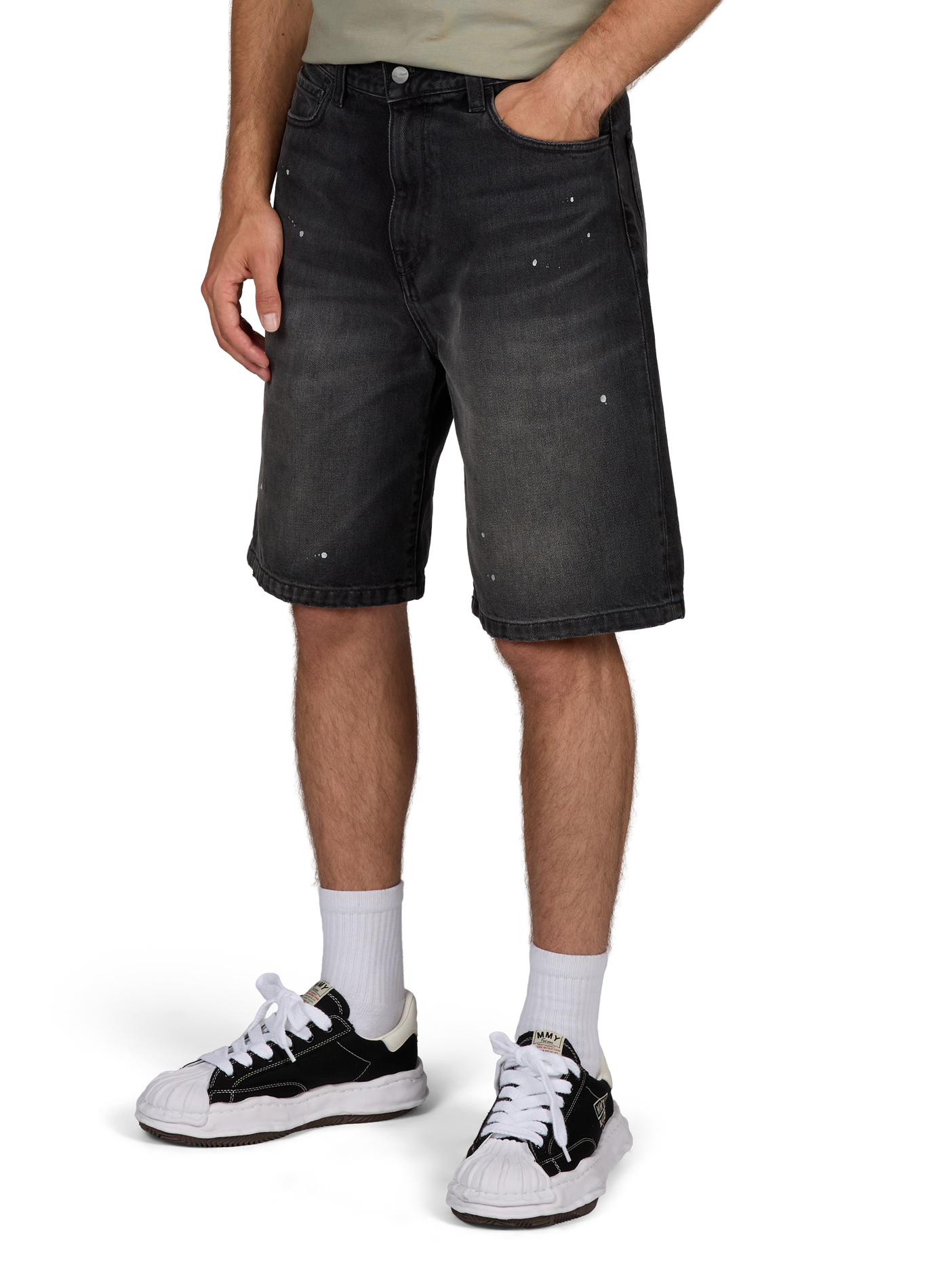 Short Landon in washed cotton CARHARTT WIP Black