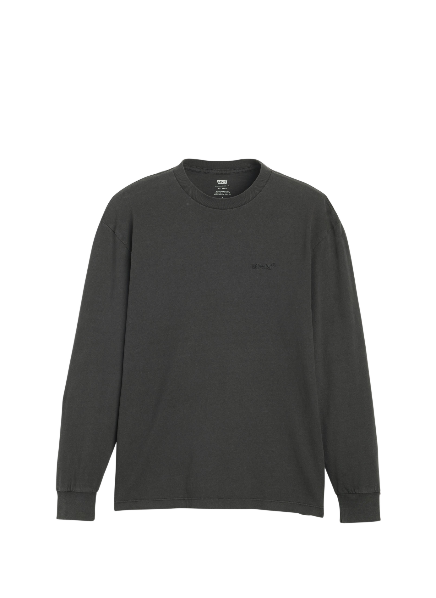 Straight round neck cotton T-shirt LEVI'S Black
