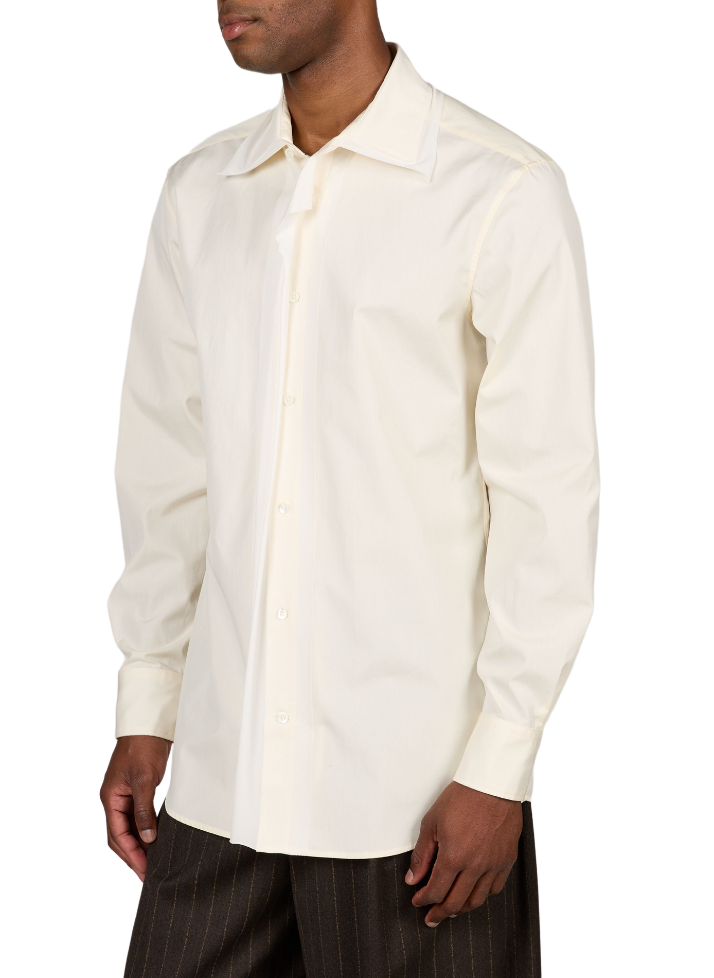Fitted cotton Shirt MAISON MARGIELA White