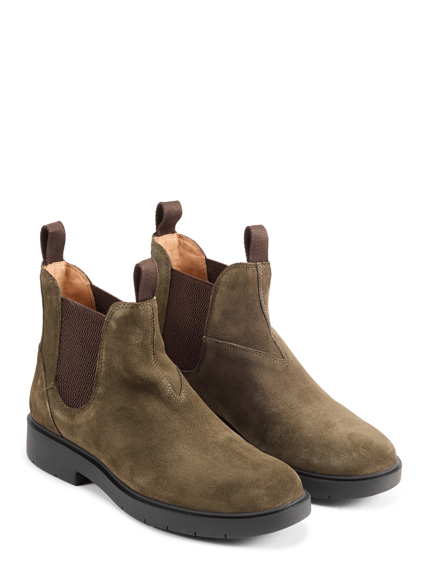 Spherica EC1 B suede leather ankle boots GEOX Khaki