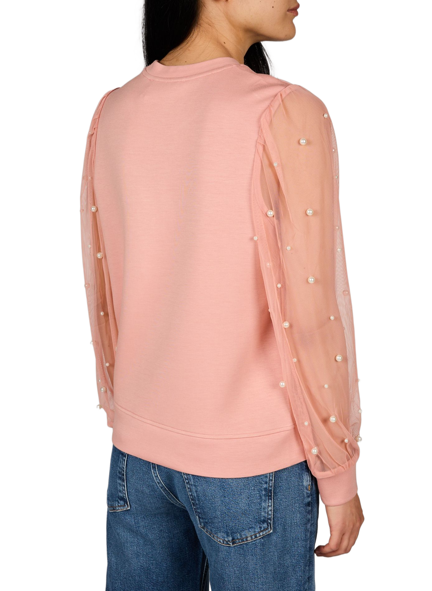 Rundhalsausschnitt-Sweatshirt KARL LAGERFELD Rosa