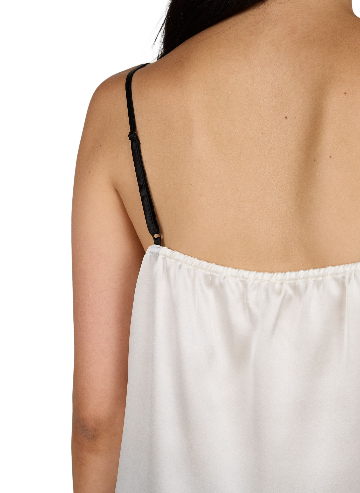 Spitzenoberteil aus Seide CO Beige