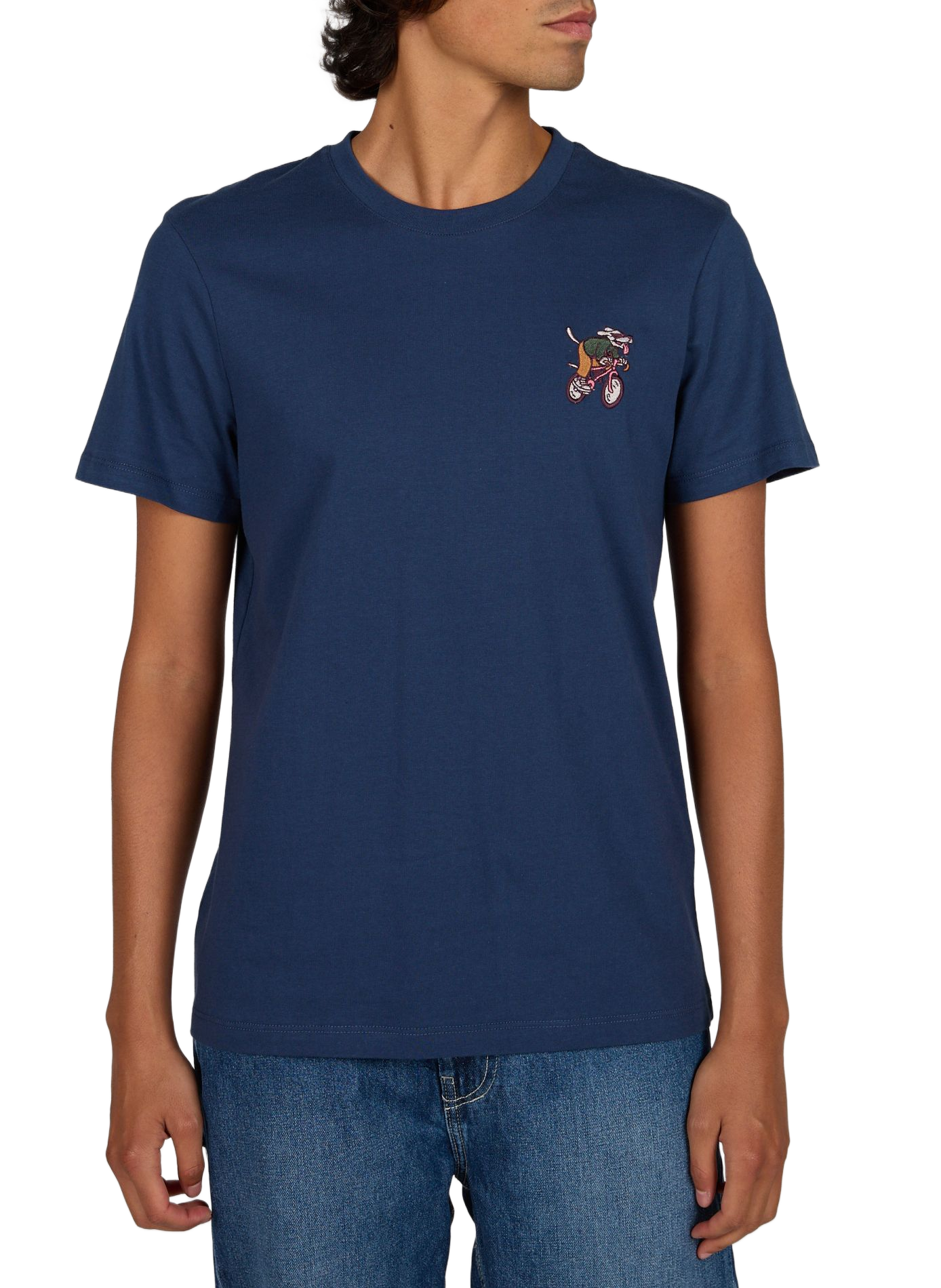 Round neck T-shirt FAGUO Blue