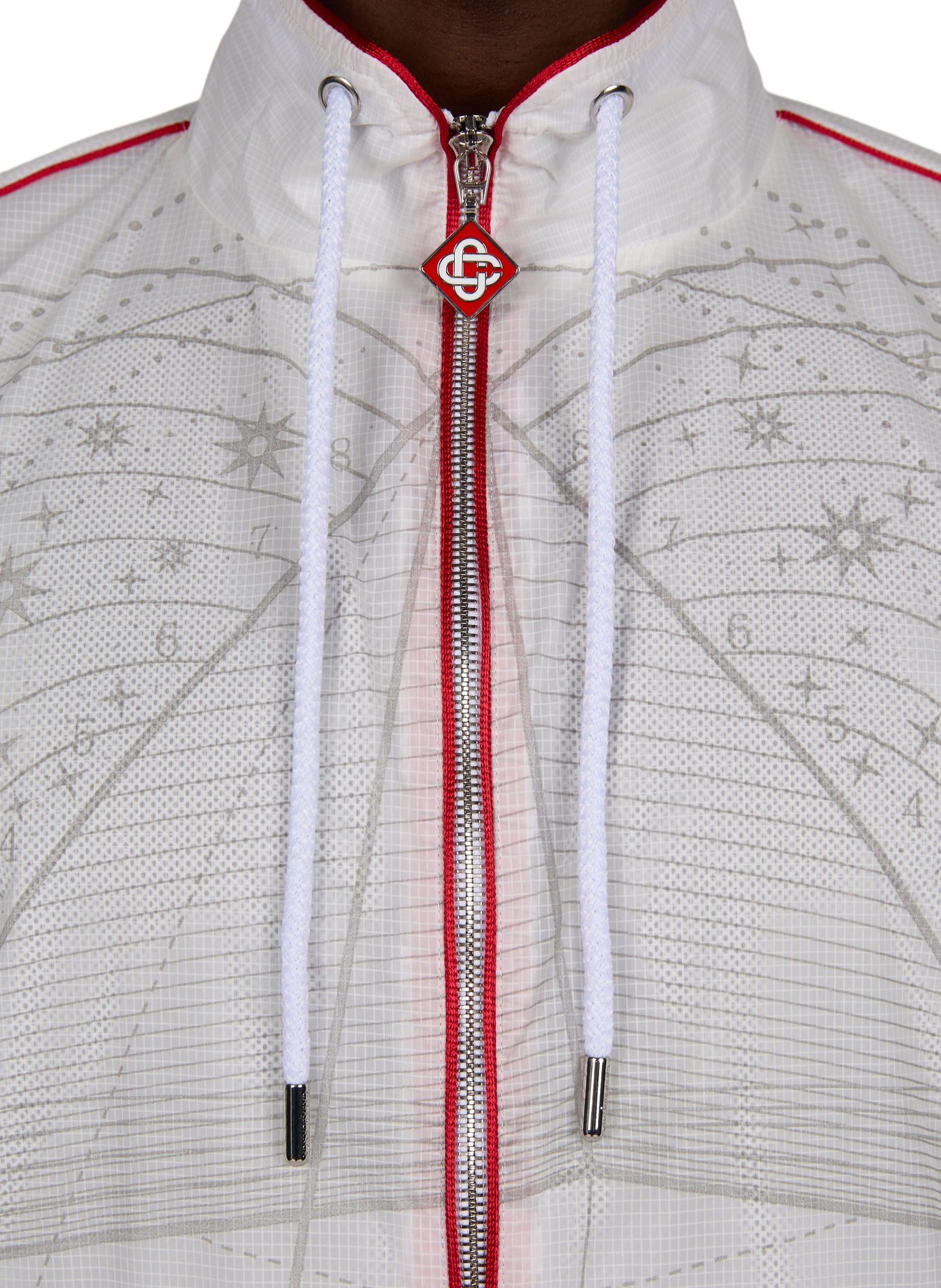 Pyramid Logo Jacket CASABLANCA PARIS White