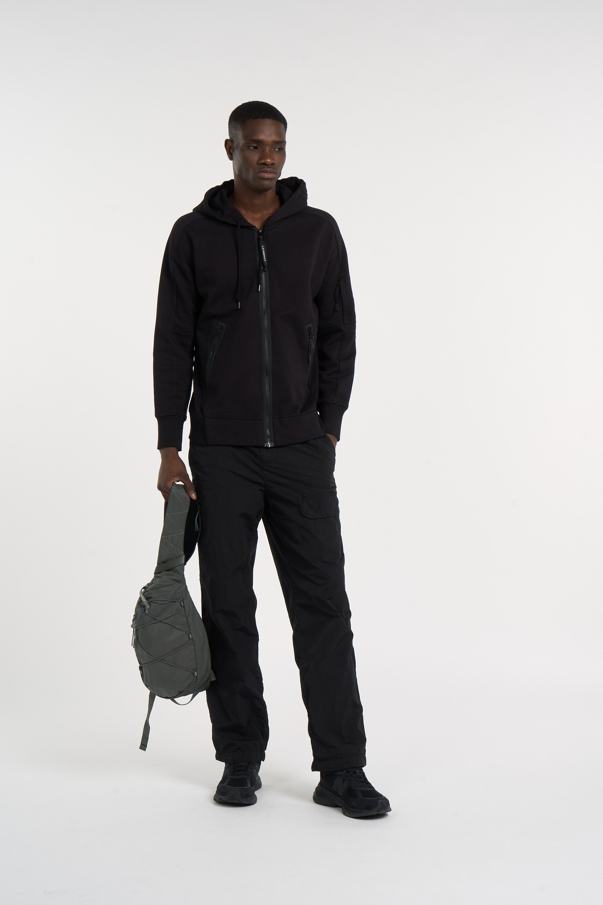 Sac à dos nylon b lens CP COMPANY Gris