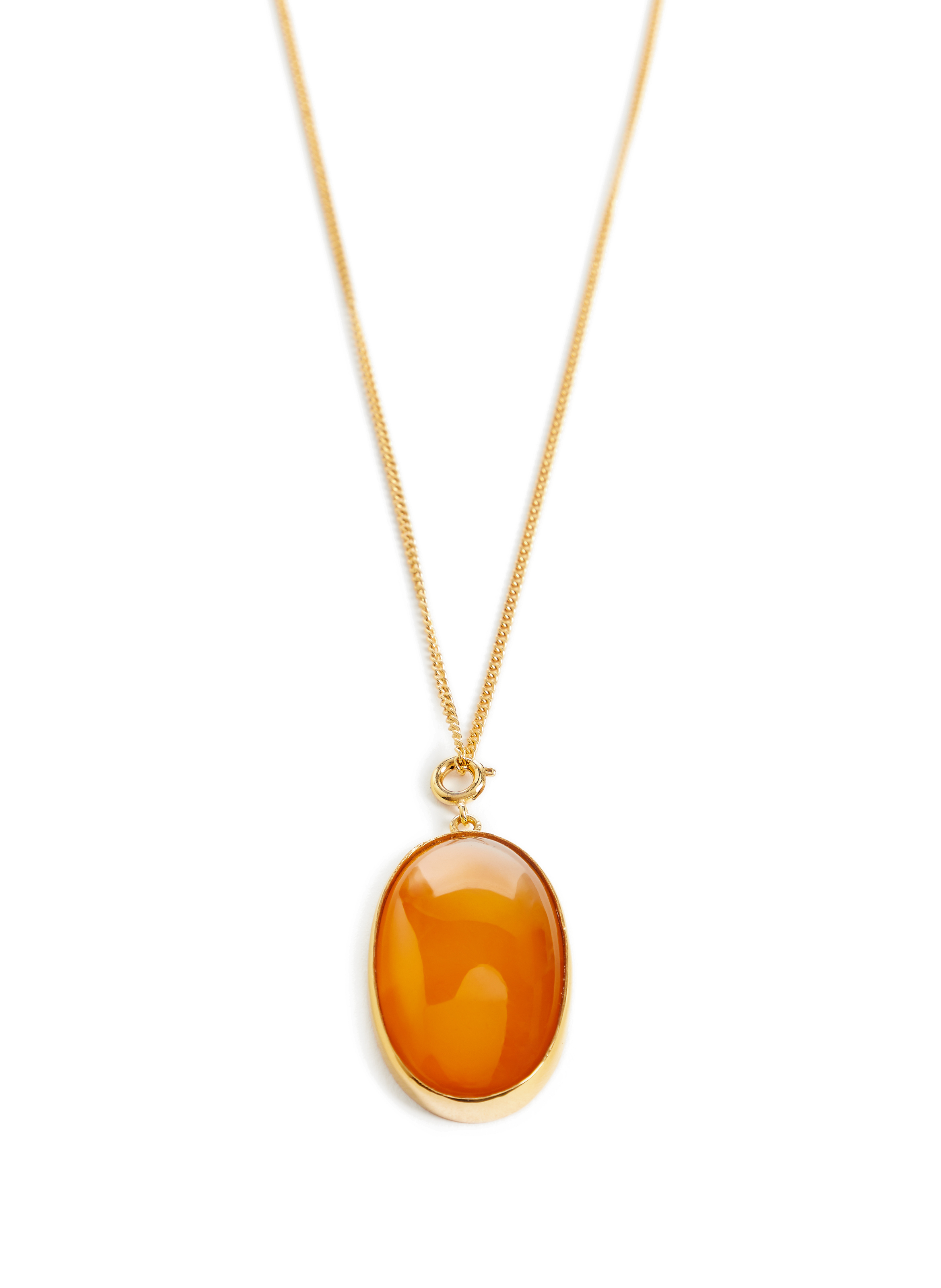 Collier Citrine plaqué or