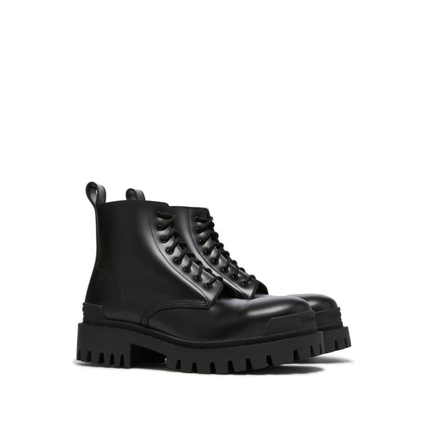 Combat boots Strike en cuir