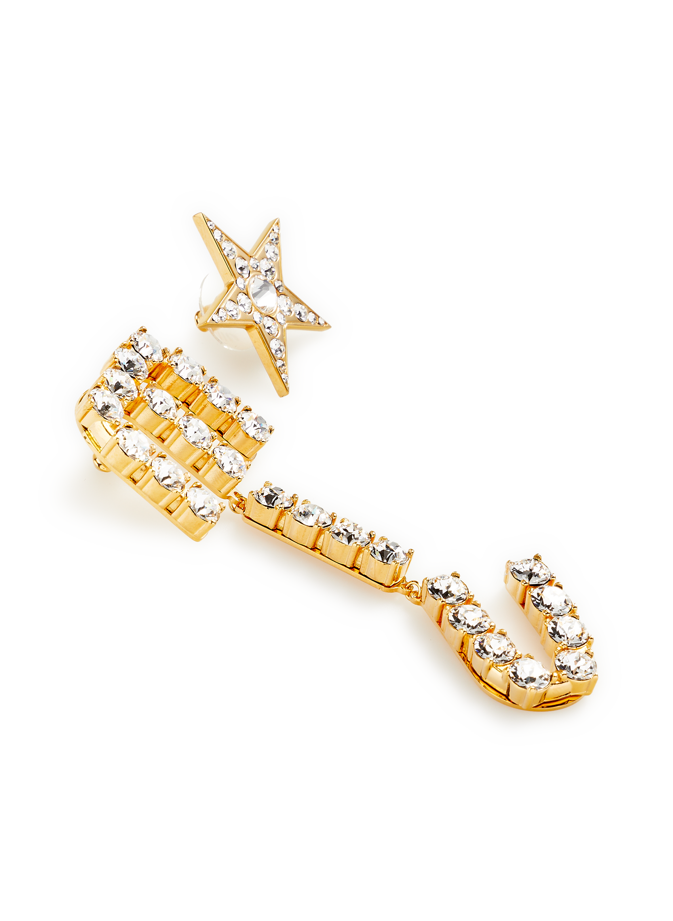 Boucles d'oreille avec cristaux