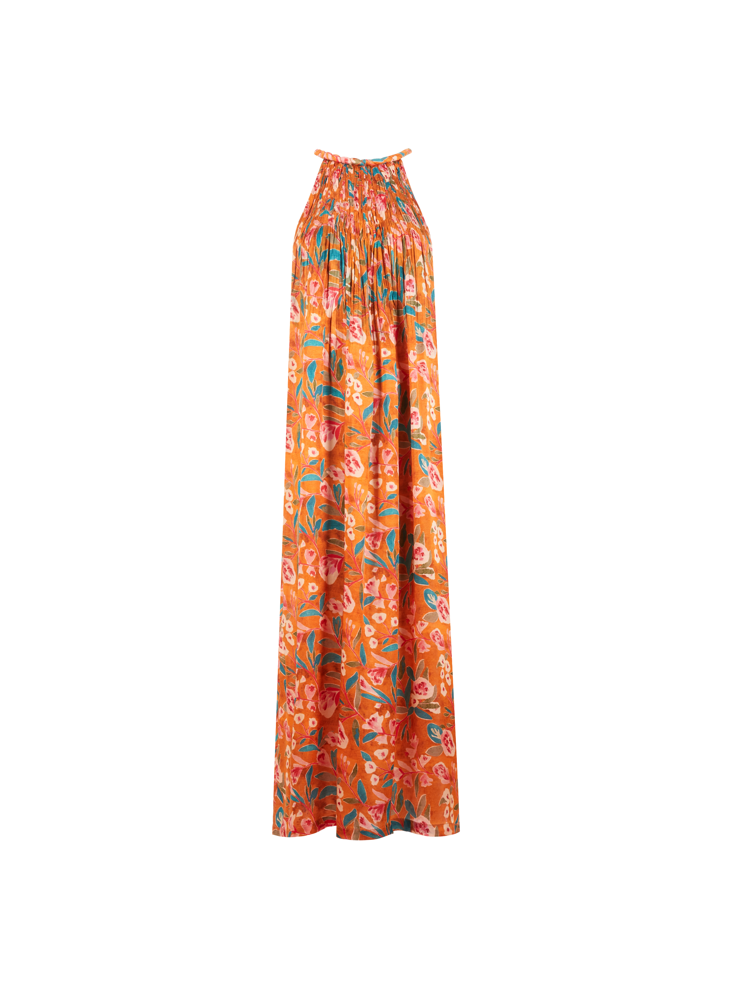 Robe longue plissé à fleurs  LOUISE MISHA Multicolore