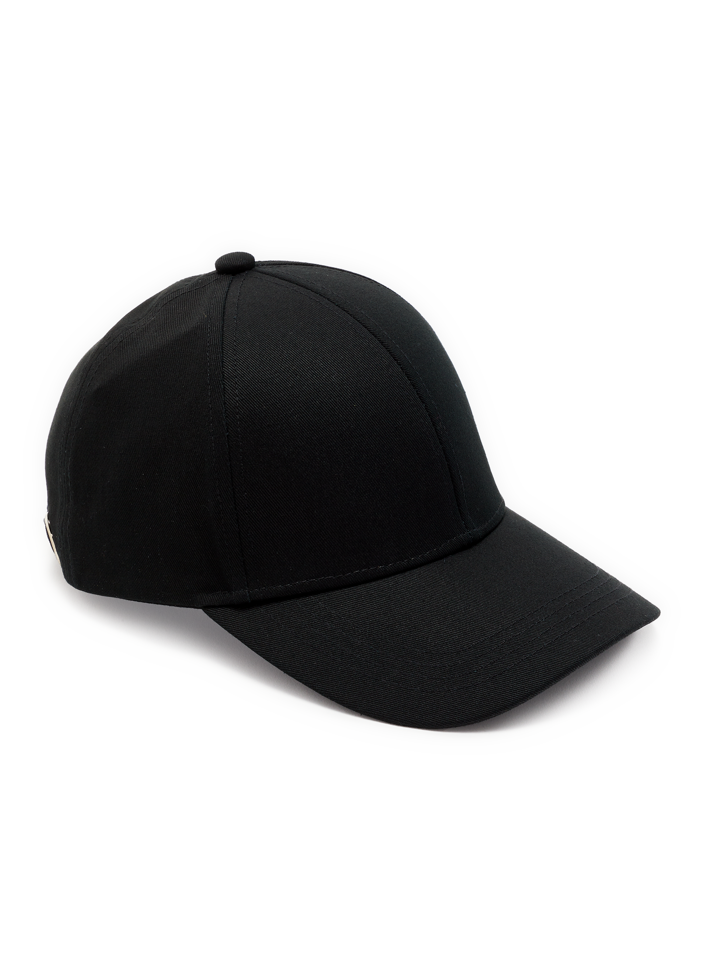 Cotton logo baseball cap SAISON 1865 Black