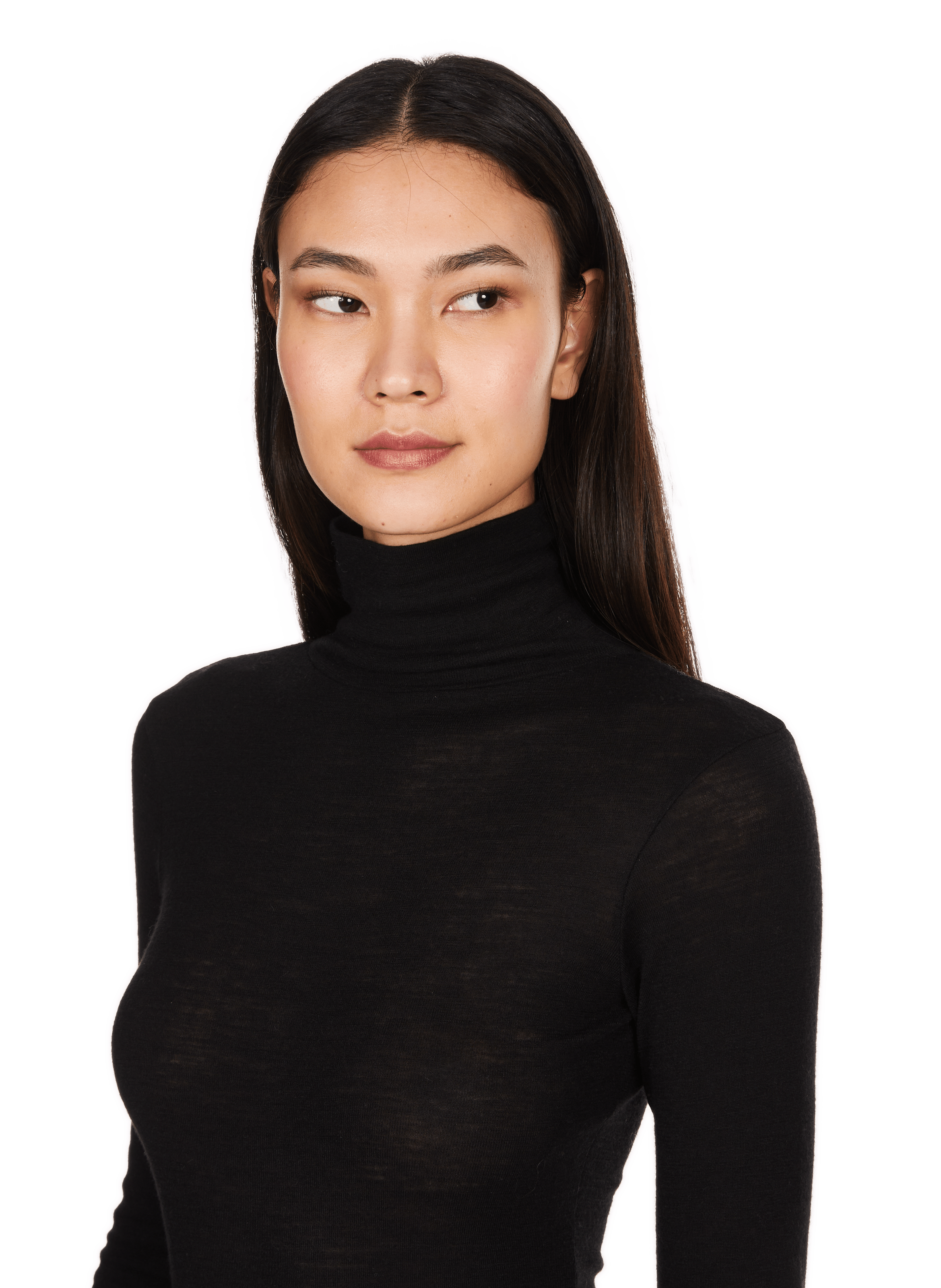 Pull col cheminé Ucli en laine SAISON 1865 Noir