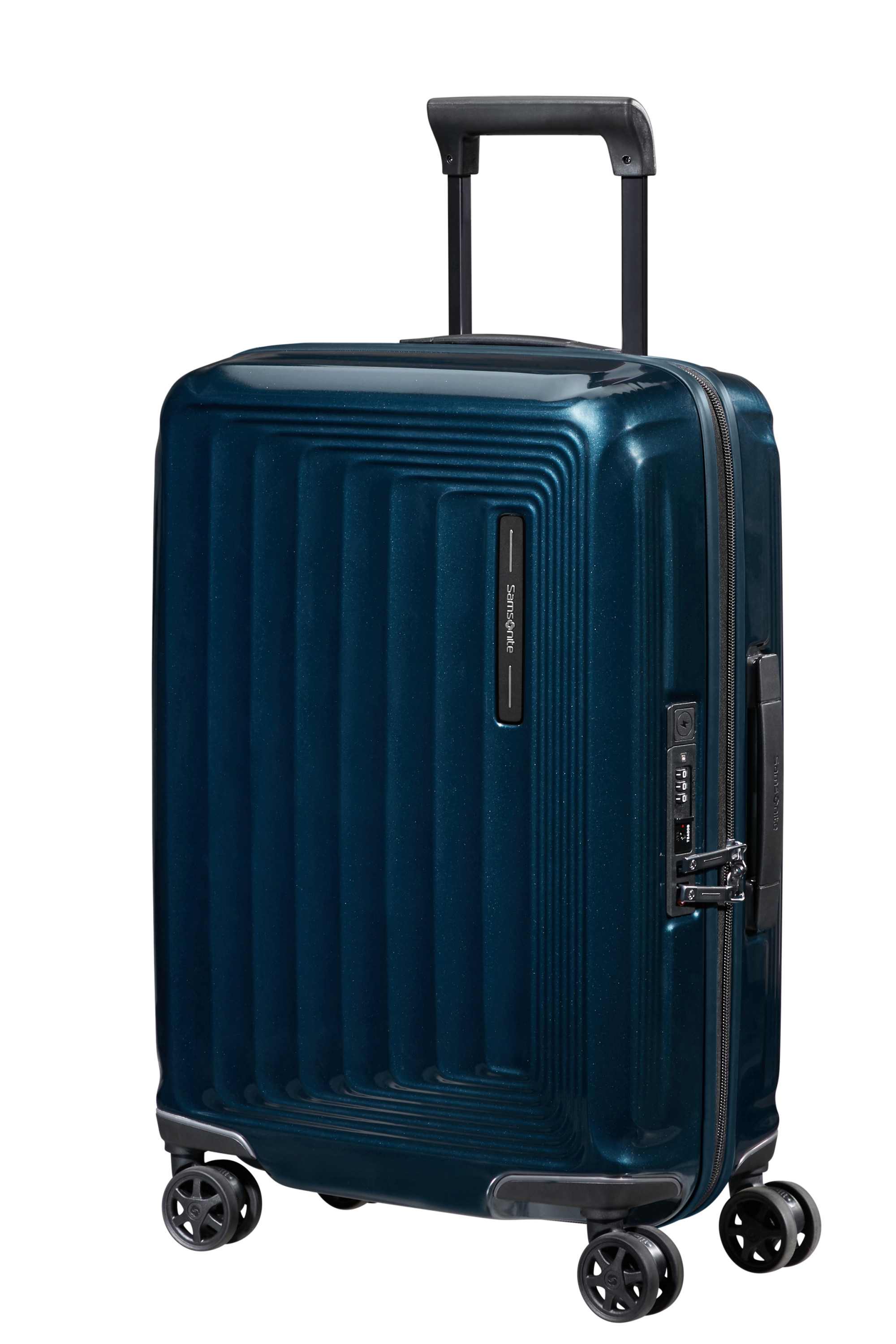 Nuon valise 4 roues taille s SAMSONITE Bleu