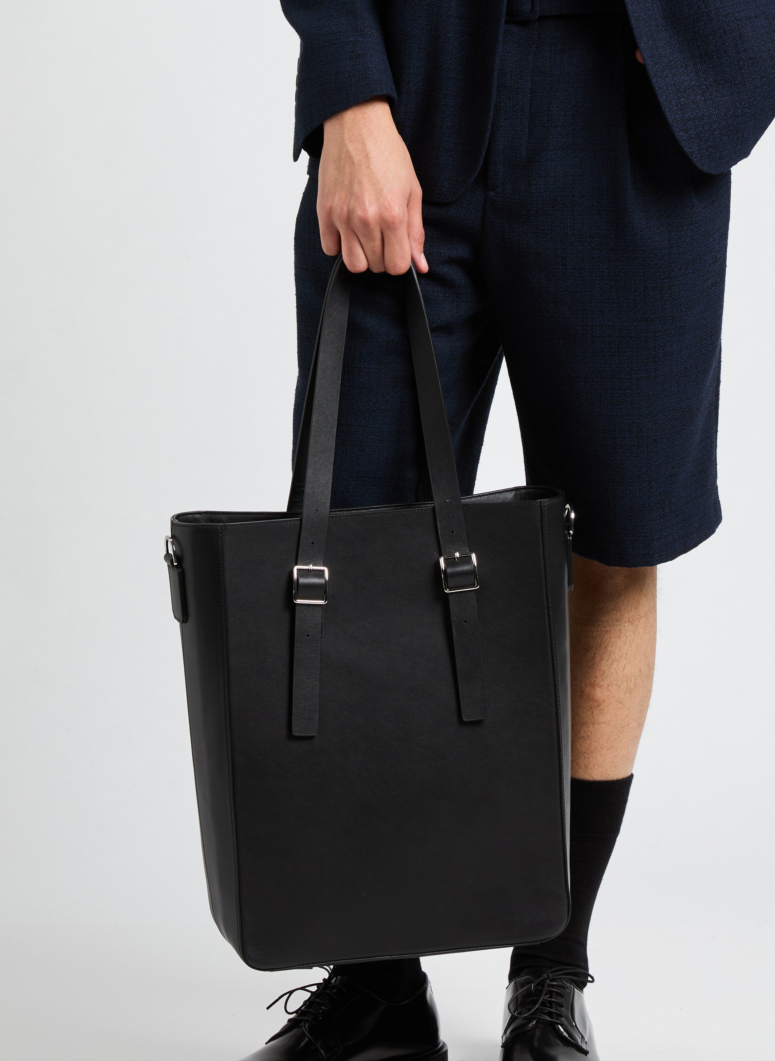 Sac en cuir à boucles  SAISON 1865 Noir