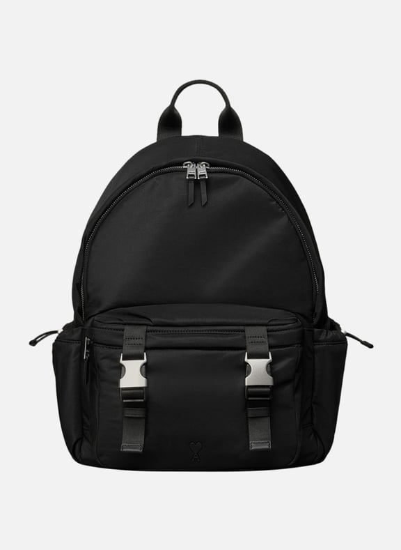 Sac a dos ami de coeur unisexe Noir by AMI PARIS AMI PARIS Sac a dos ami de coeur unisexe Noir