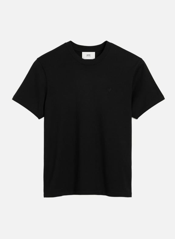 T-shirt ami de coeur unisexe Noir by AMI PARIS AMI PARIS T-shirt ami de coeur unisexe Noir