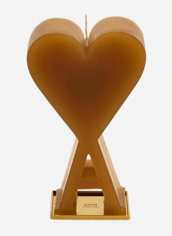 Bougie ami de coeur unisexe Beige by AMI PARIS AMI PARIS Bougie ami de coeur unisexe Beige