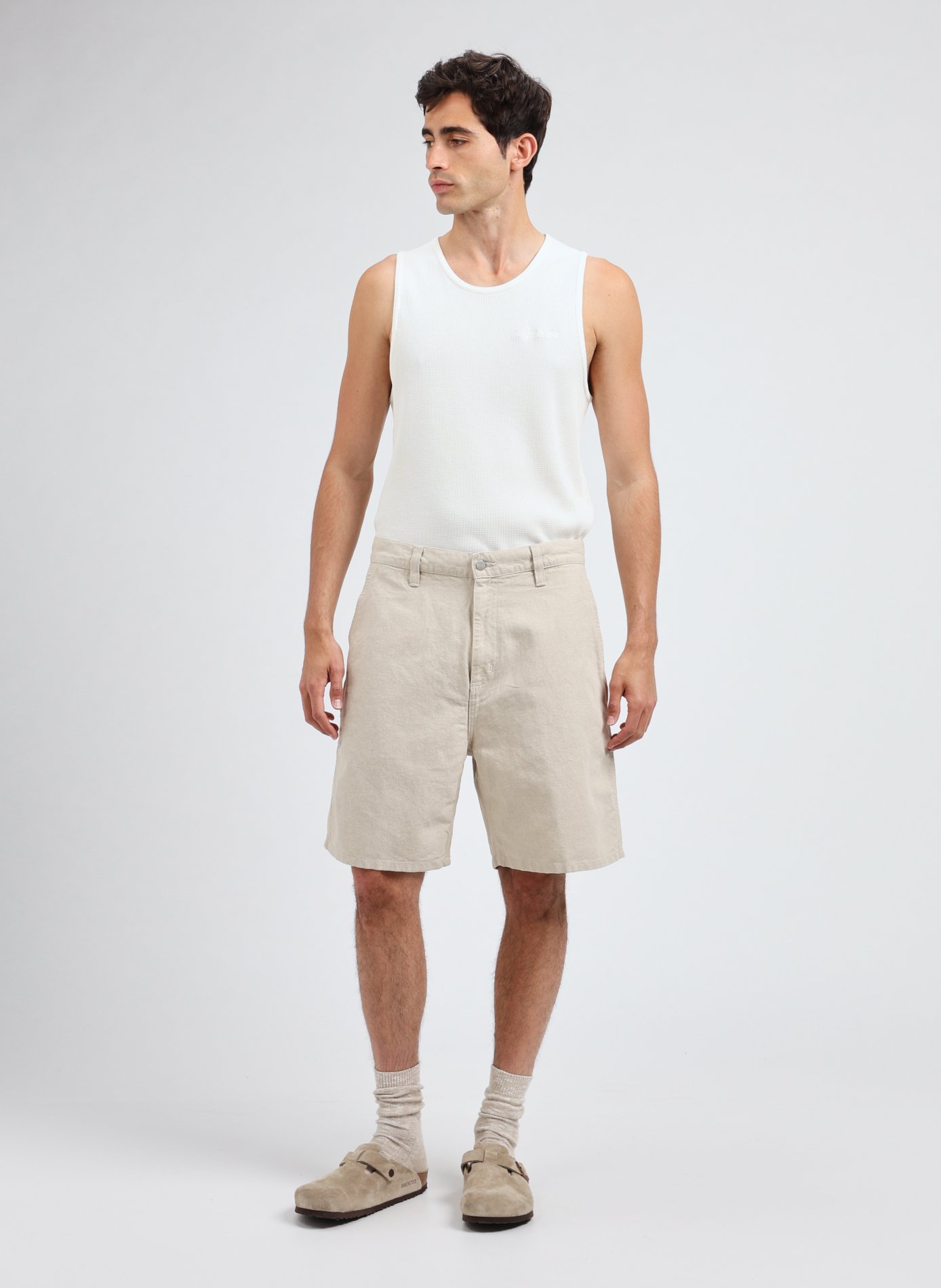 Short Walter Single Knee  CARHARTT WIP Beige