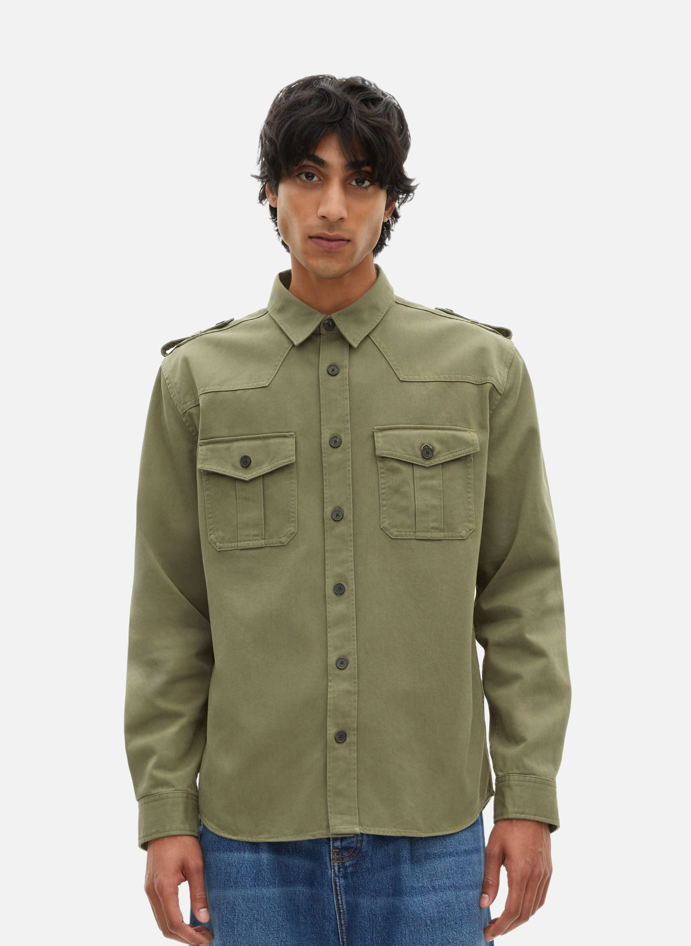 Surchemise style officier THE KOOPLES Vert