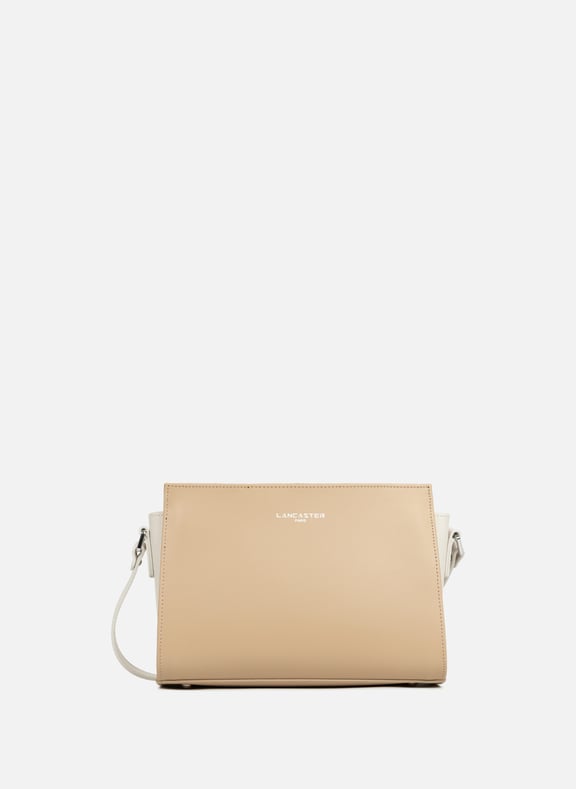 Petit sac trotteur - smooth Beige by LANCASTER LANCASTER Petit sac trotteur - smooth Beige