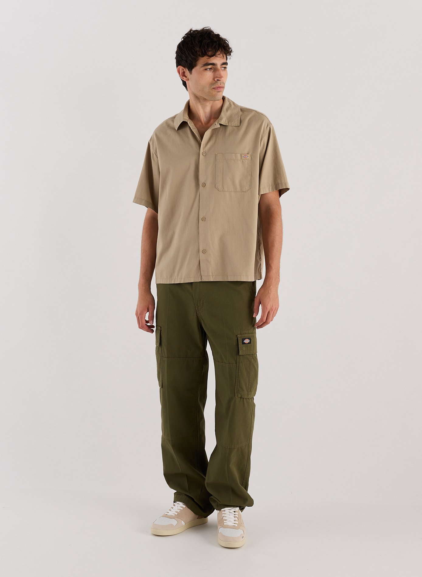 Cotton blend shirt DICKIES Beige