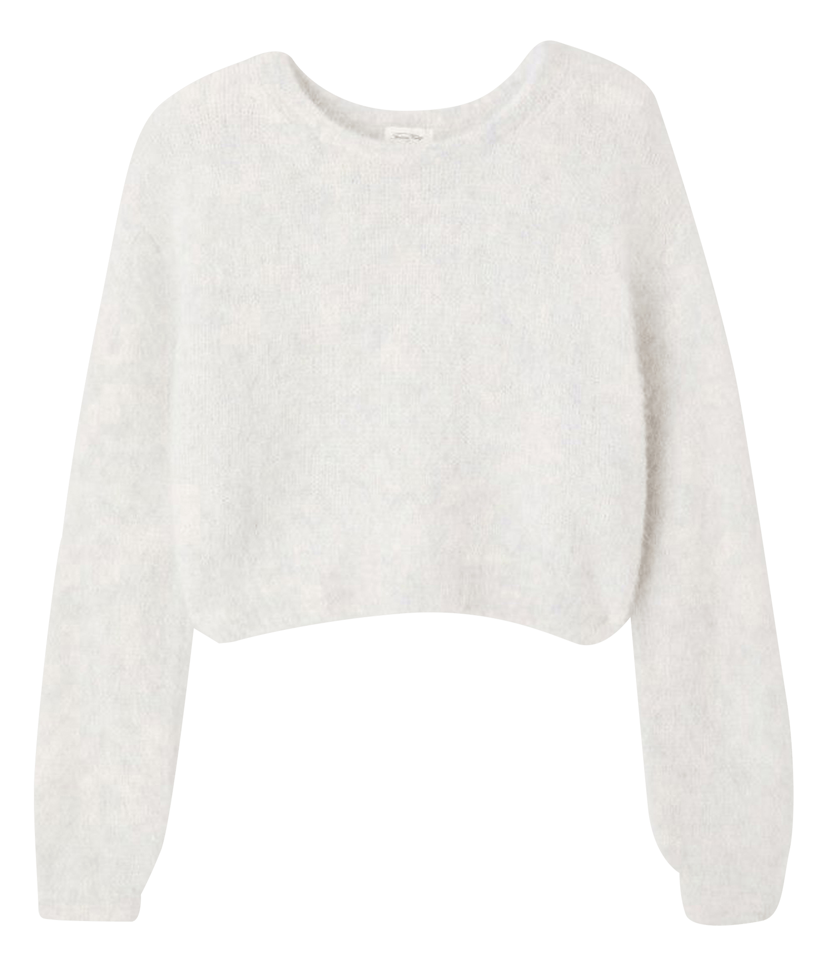 Pull oversize col rond en laine mélangée niby AMERICAN VINTAGE Gris