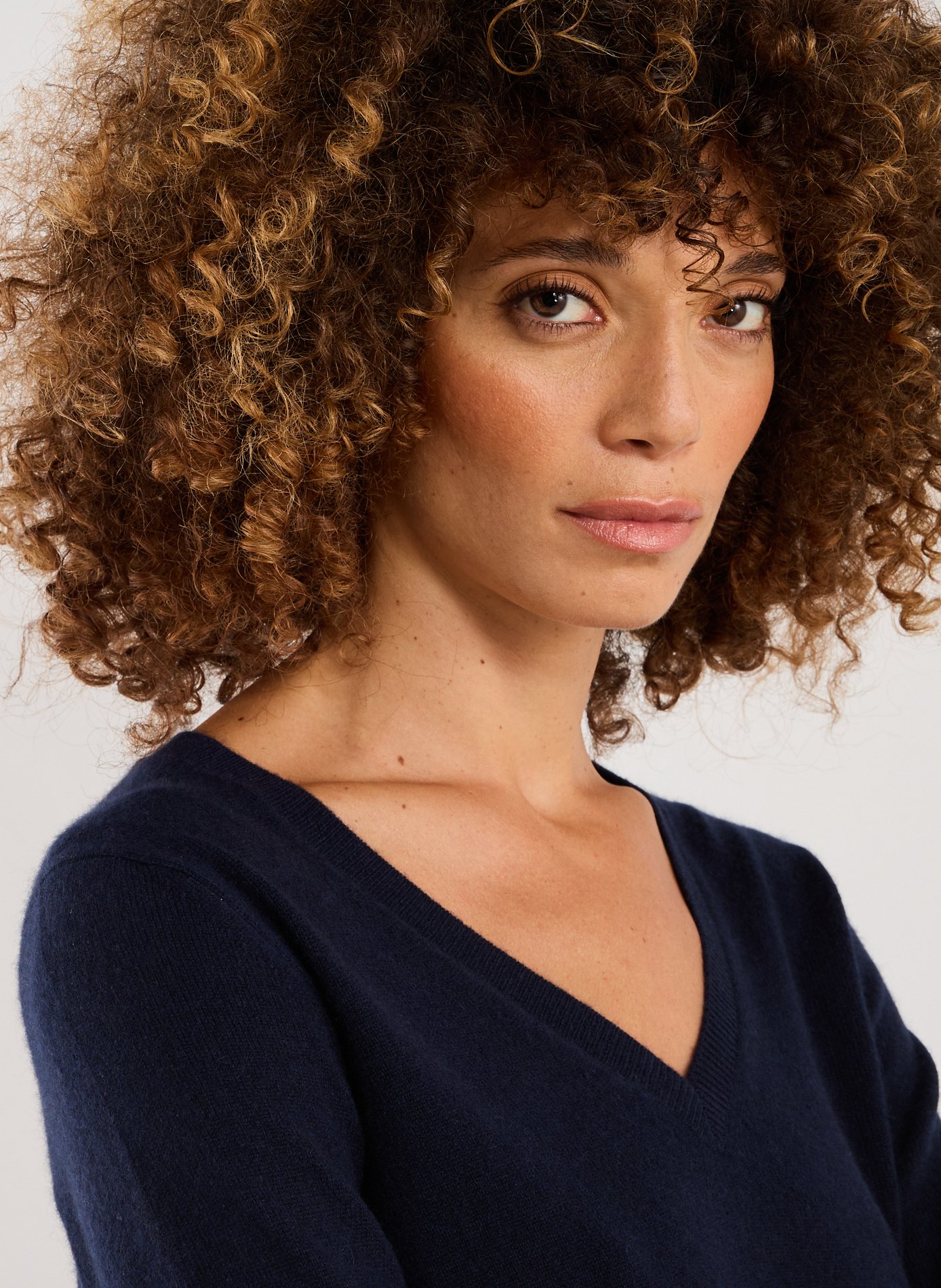 Pull en cachemire AU PRINTEMPS PARIS Bleu