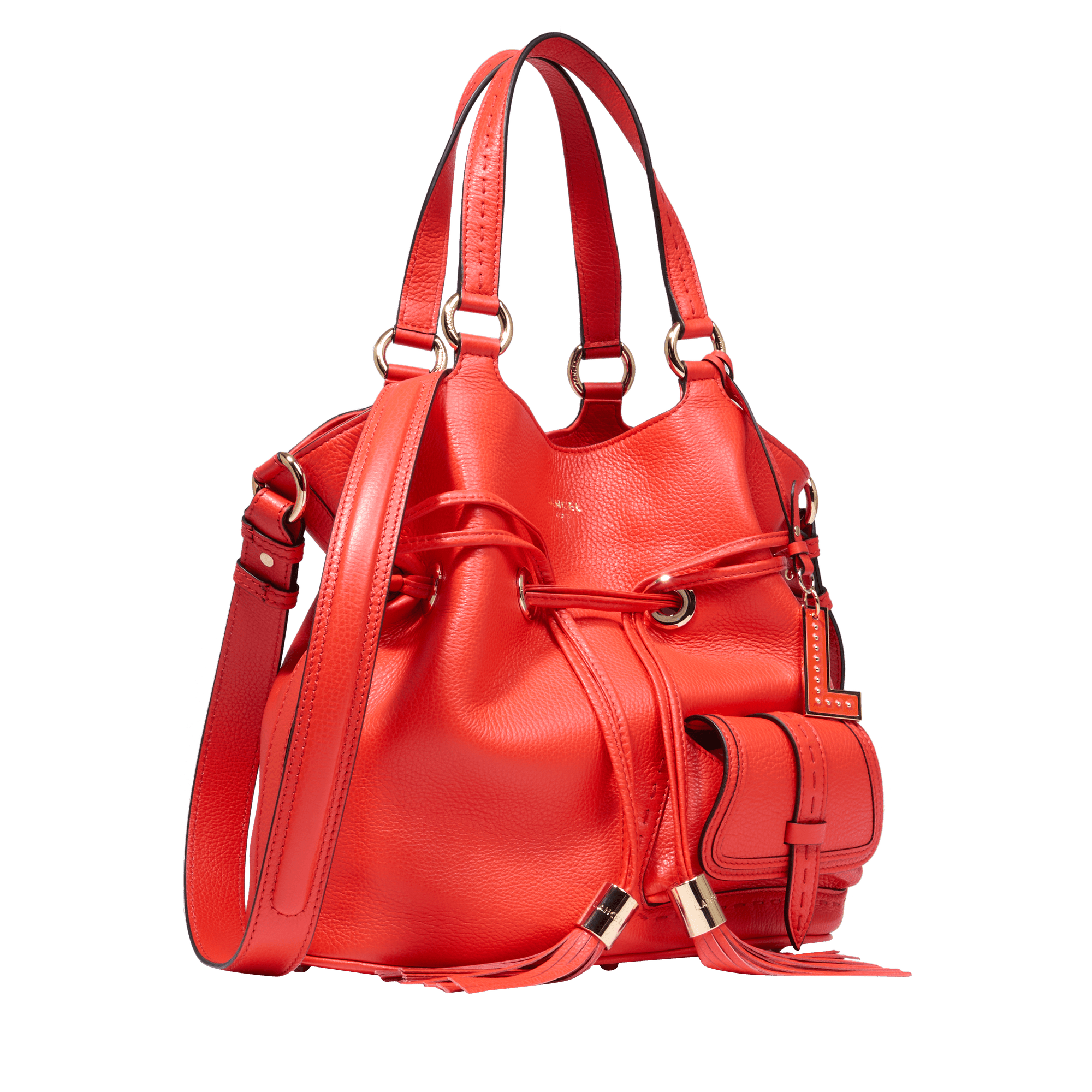 Sac seau m - premier flirt de lancel LANCEL Orange