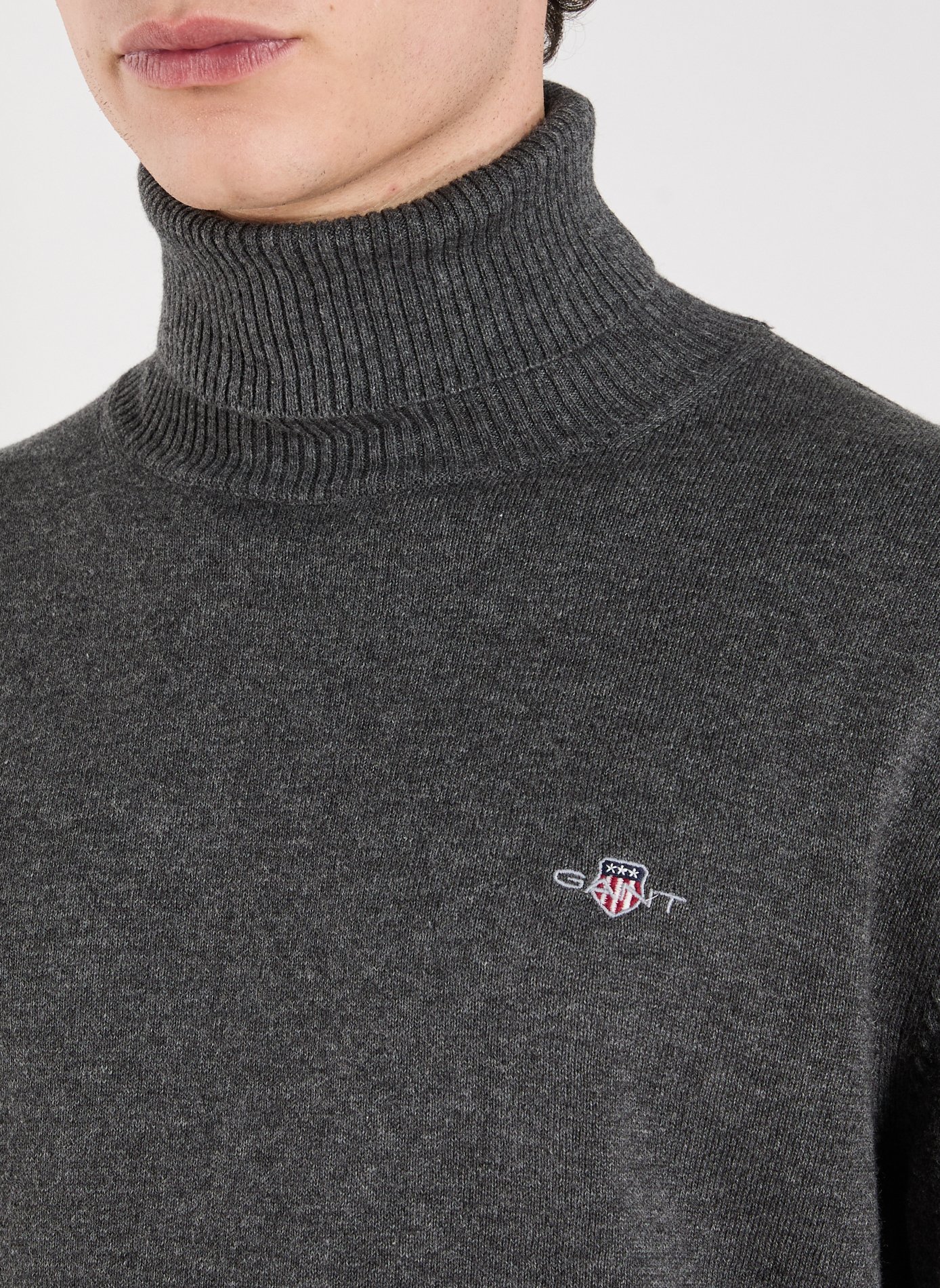 Turtleneck jumper GANT Grey