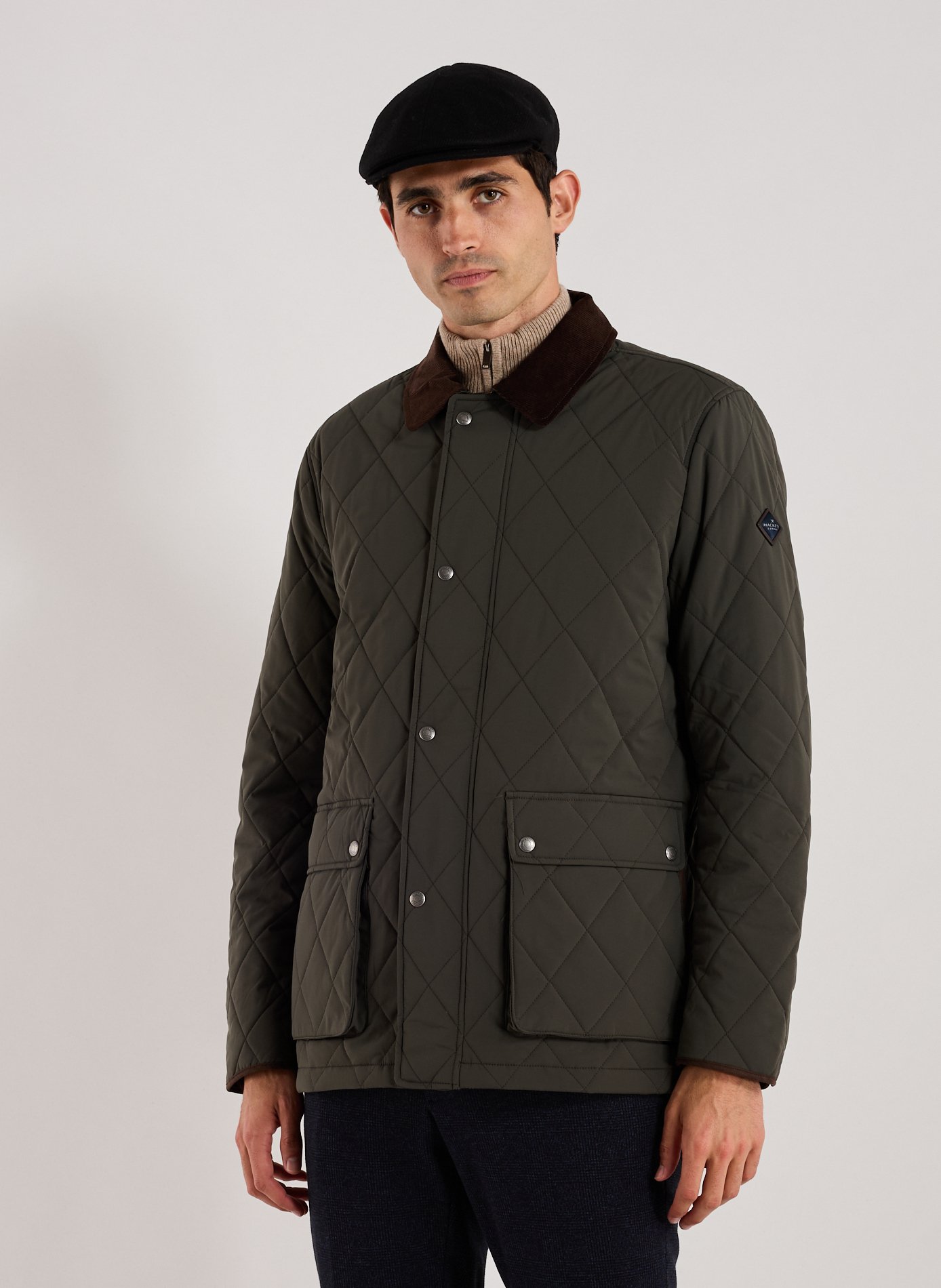 HACKETT Parka col classique Vert