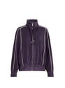 Oversized zip-up vest in blended cotton fabric | Purple by LACOSTE LACOSTE Oversized zip-up vest in blended cotton fabric | Purple