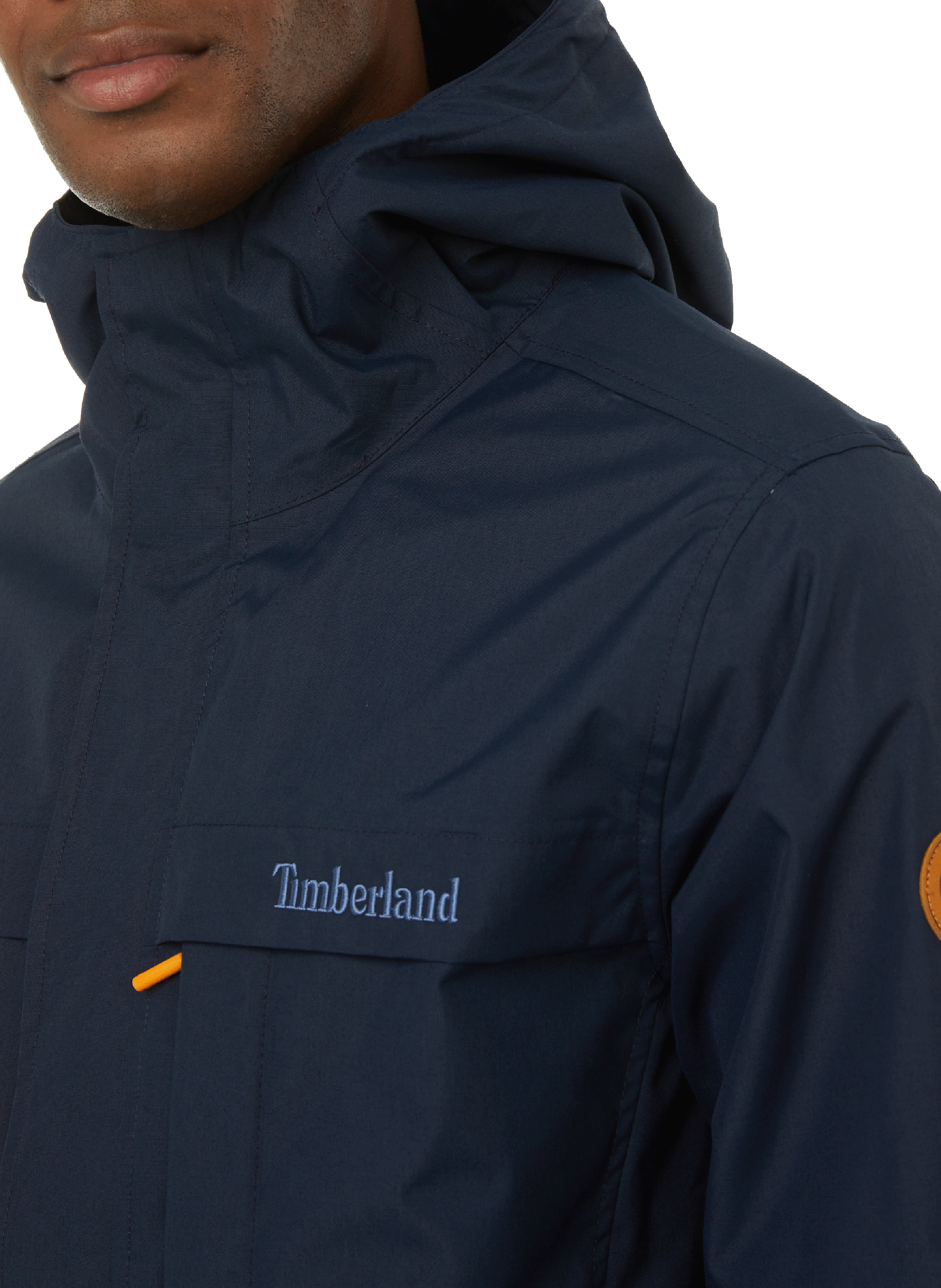 Hooded waterproof jacket TIMBERLAND Blue
