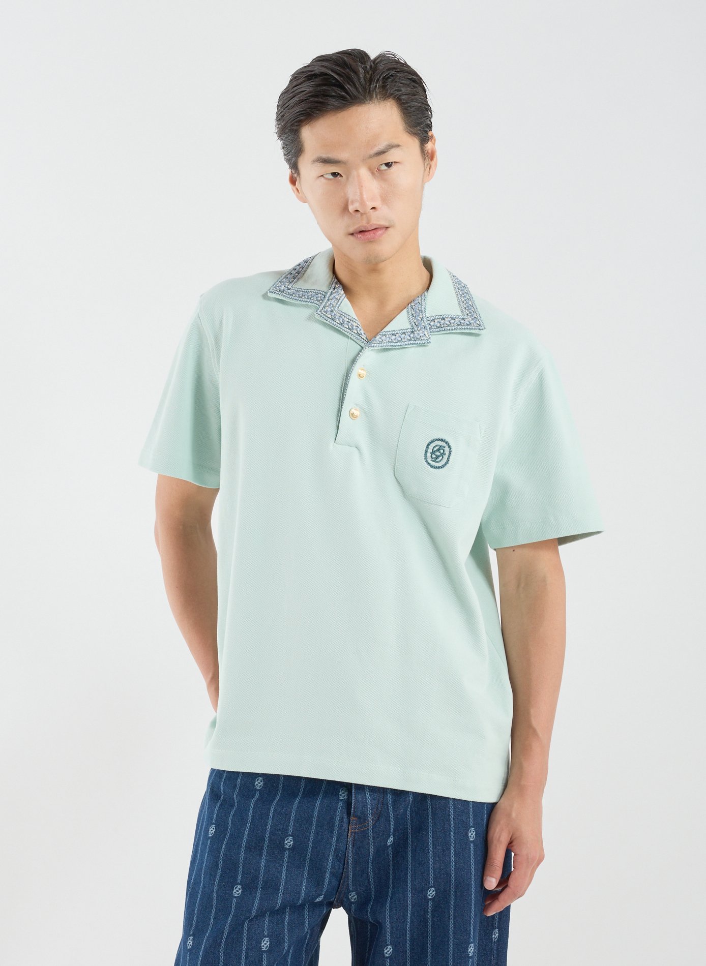 Polo en coton DROLE DE MONSIEUR Bleu