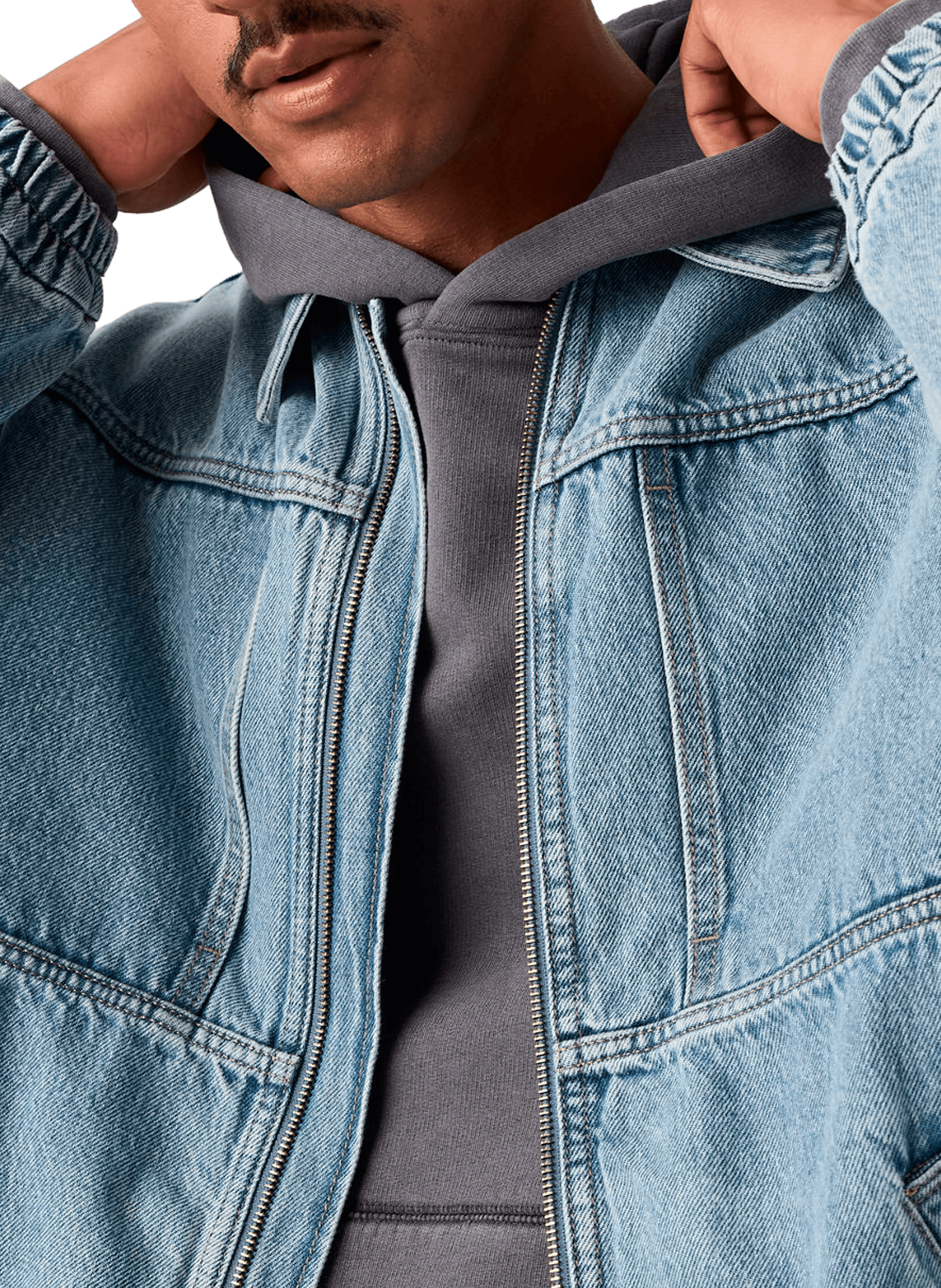 Short denim cotton jacket LEVI'S Blue