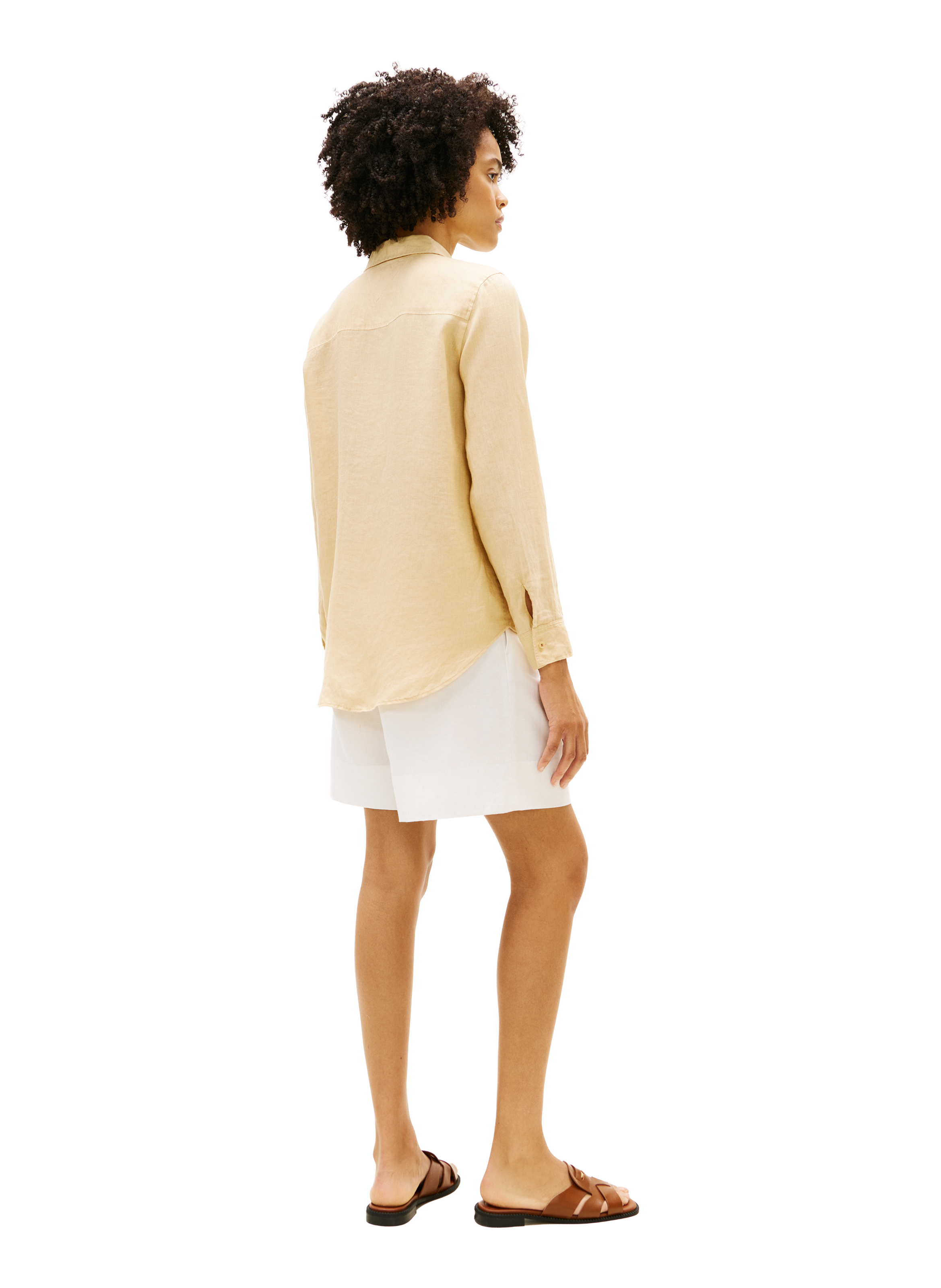 Linen shirt TOMMY HILFIGER Beige