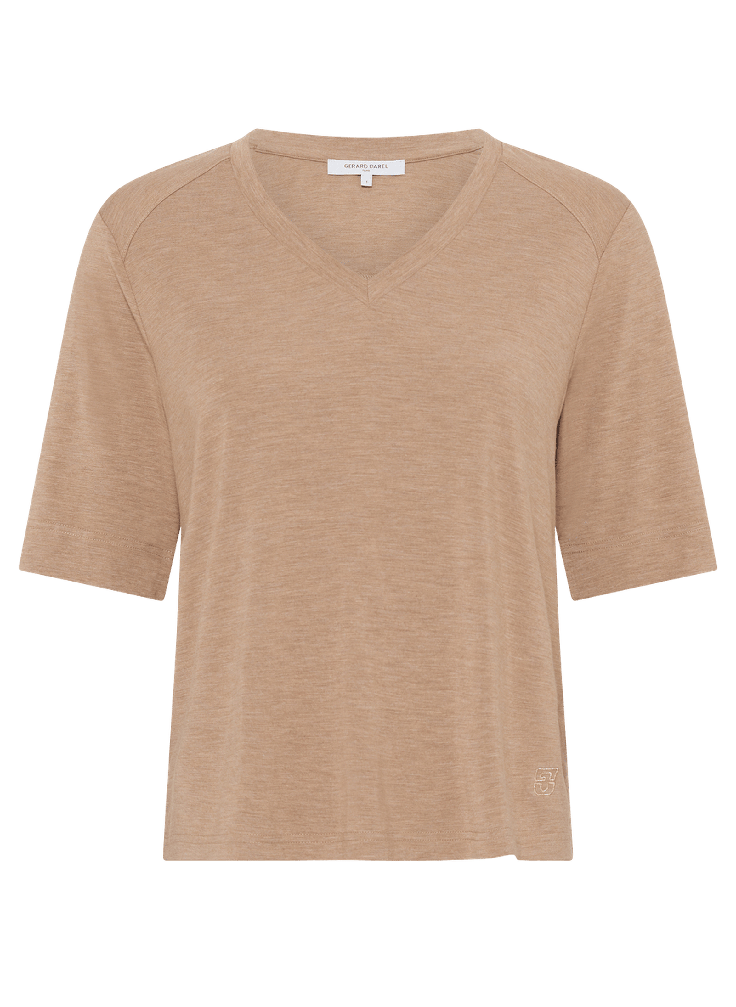 T-shirt v fluide - malvine GERARD DAREL Marron