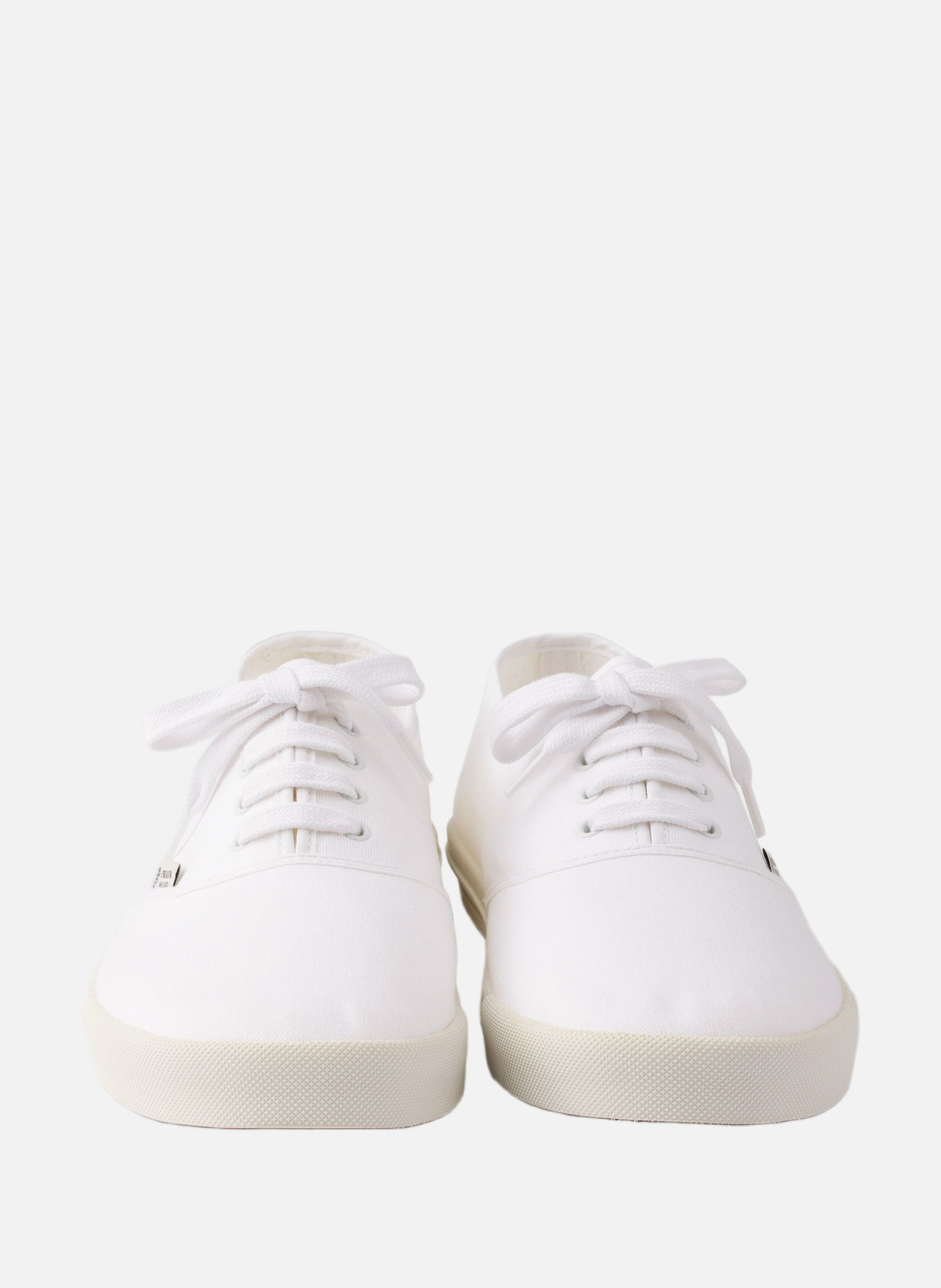 Baskets en tissu PRADA Blanc