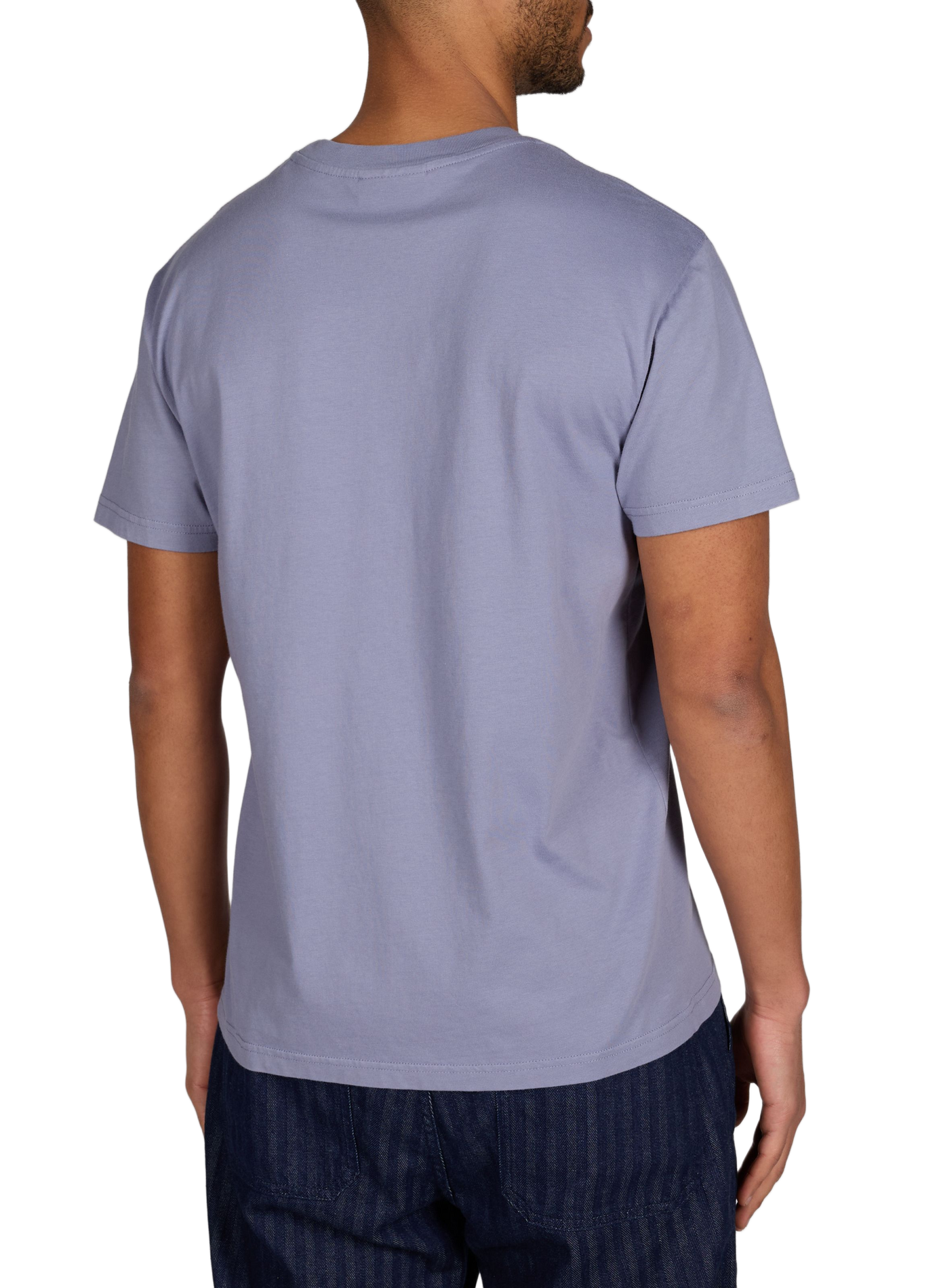 T-shirt Popincourt brodé en coton organique MAISON LABICHE Violet