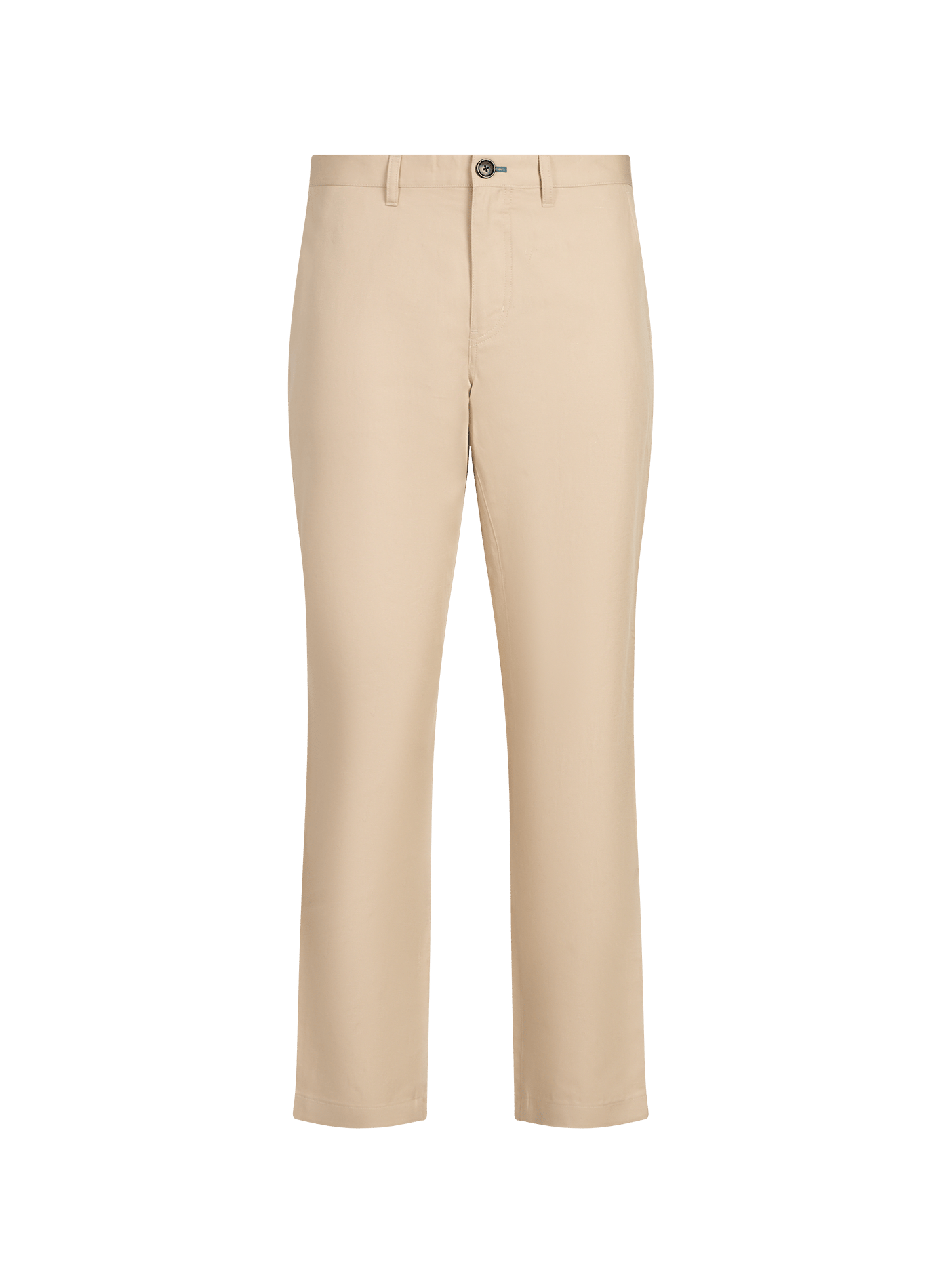Tapered fit cotton and linen trousers PAUL SMITH Beige