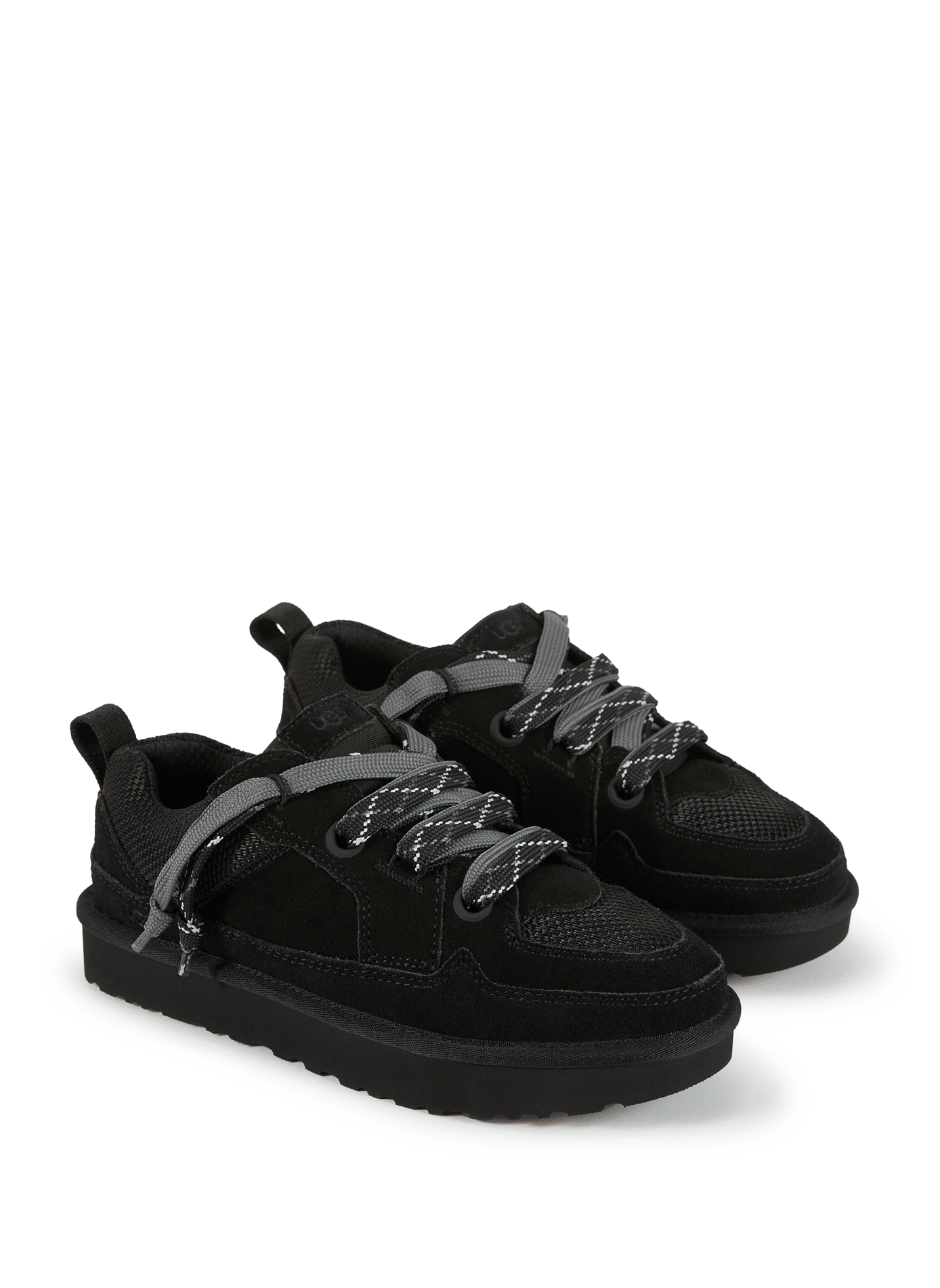 Baskets Lowmel en cuir de vache UGG Noir