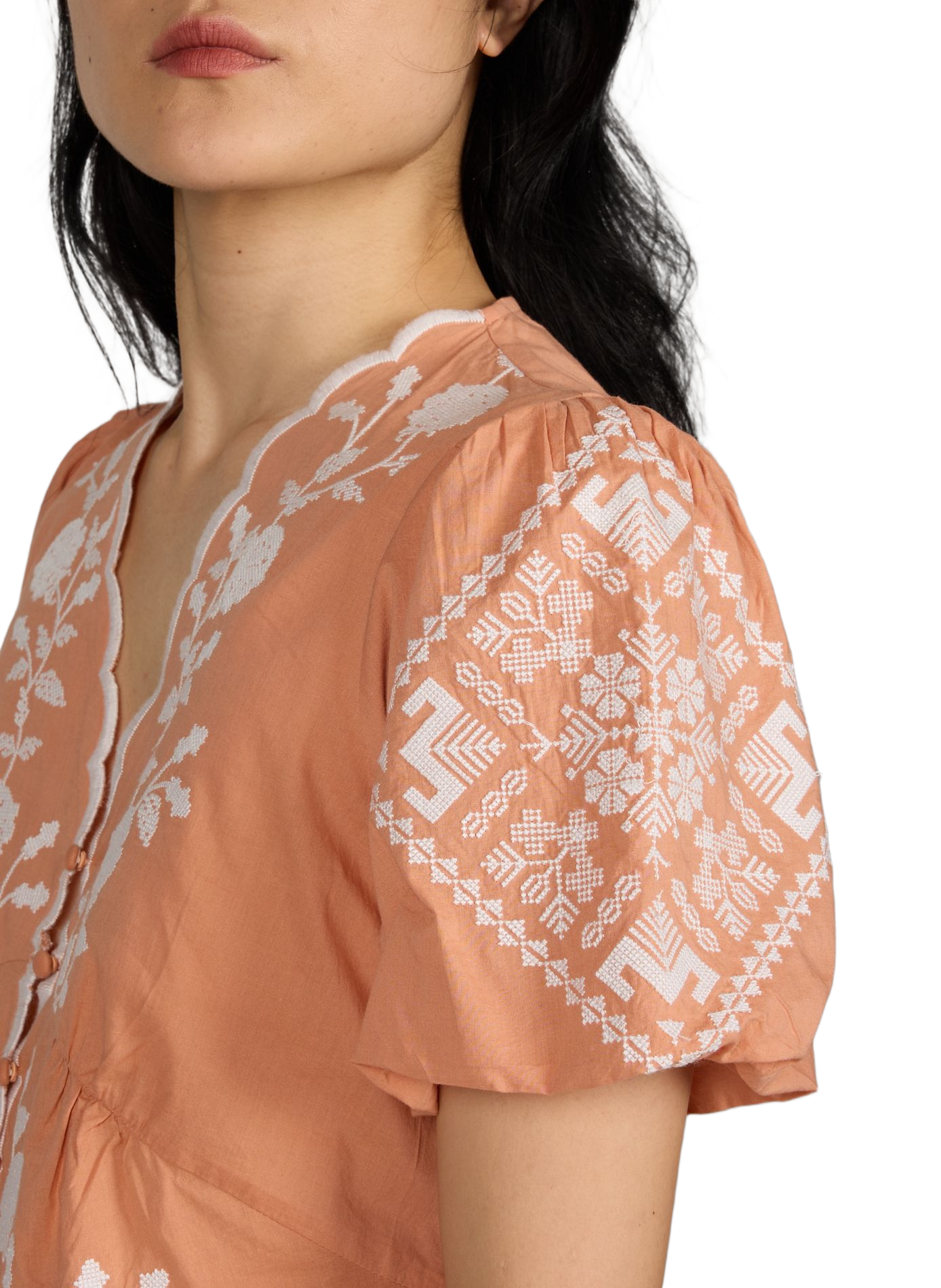 Cotton Trouville Top PETITE MENDIGOTE Pink