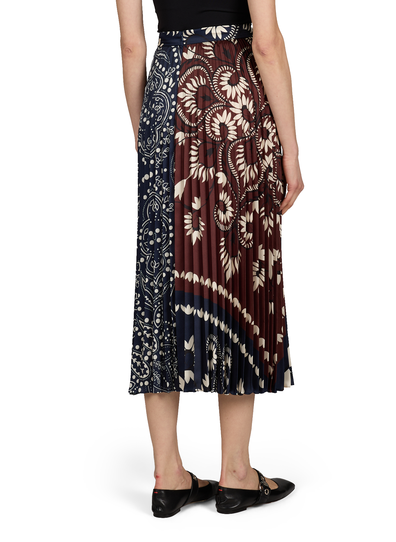 Jupe Milord plissé imprimée MAX MARA WEEK END Multicolore