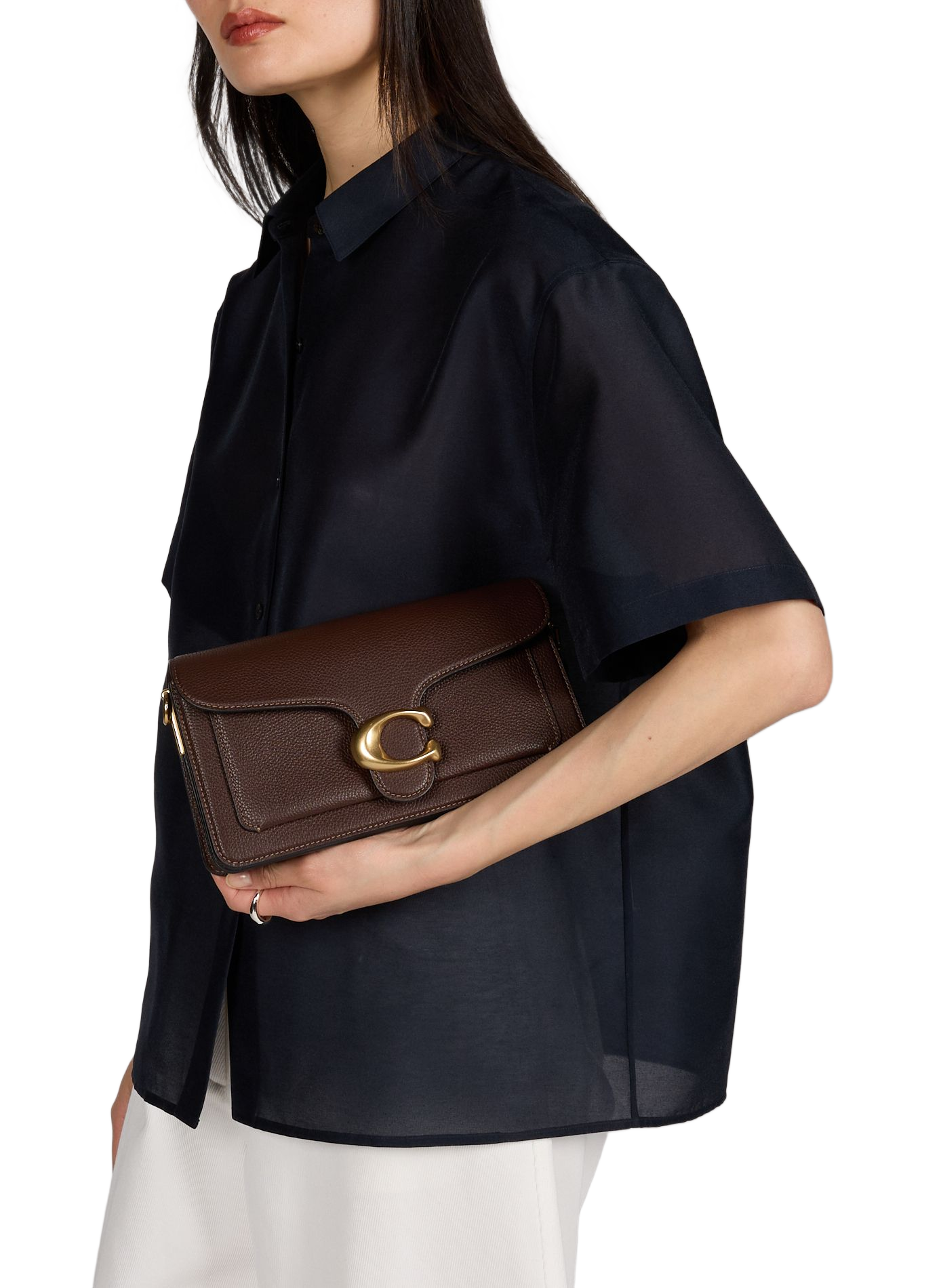 Borsa a tracolla Tabby 26 COACH Marrone