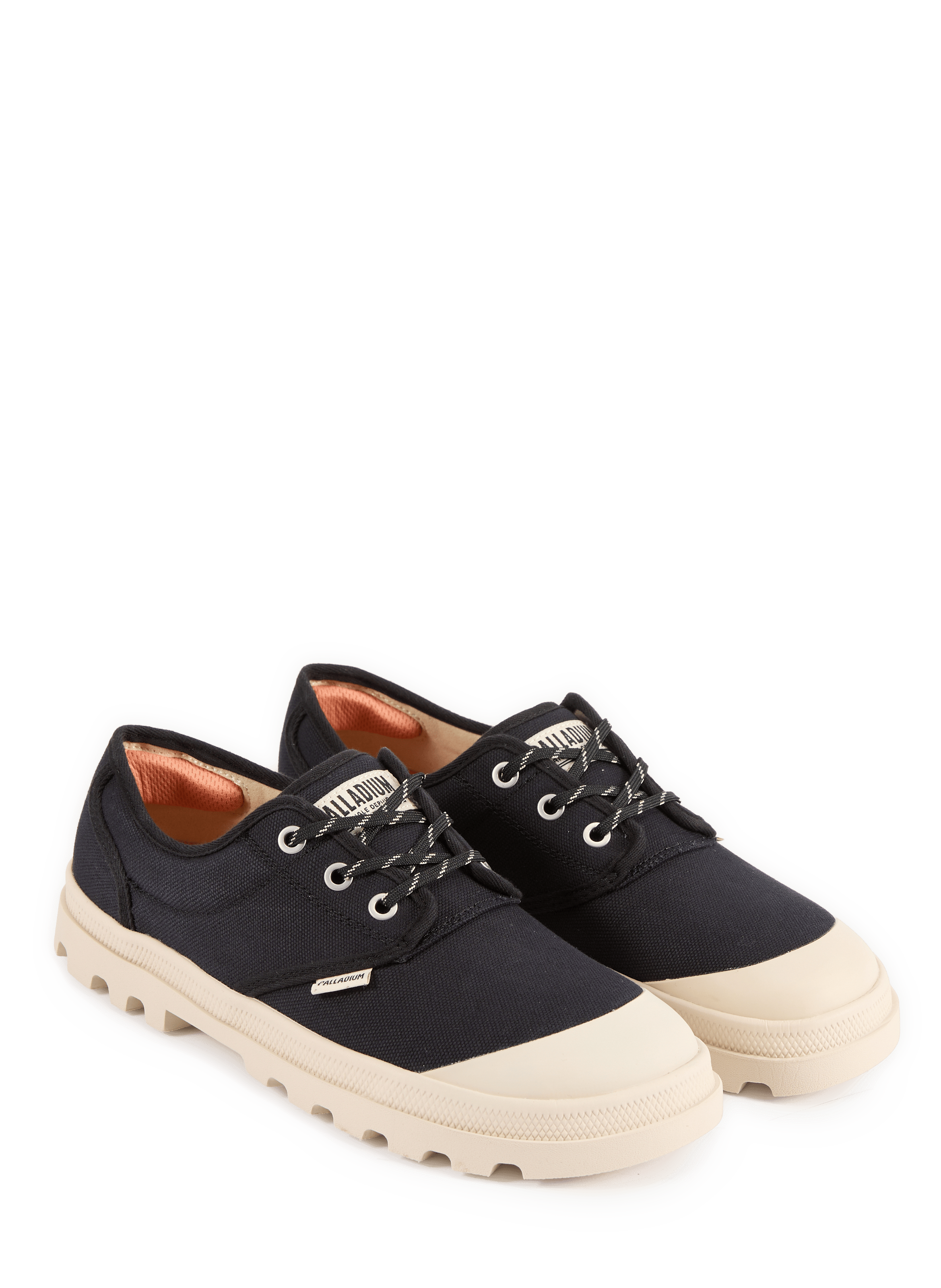 Chaussures plates Dunelite Ox Cush en coton PALLADIUM Noir